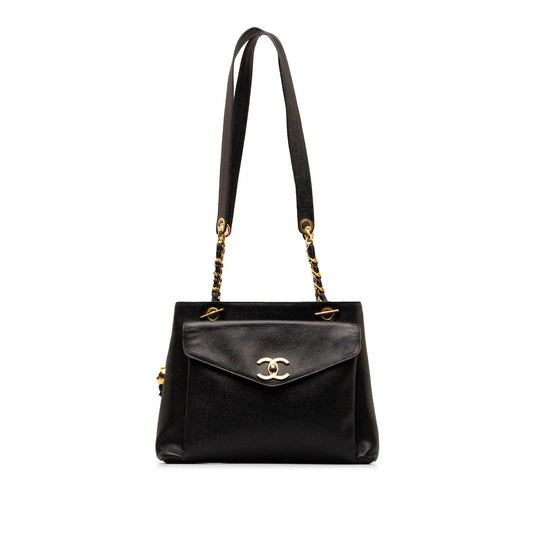 Chanel Caviar Front Pocket SHG-XrkGWG Tote Bag