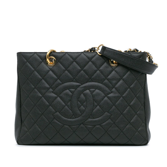 Chanel Caviar Grand Shopping SHG-PuLkRM Tote Bag