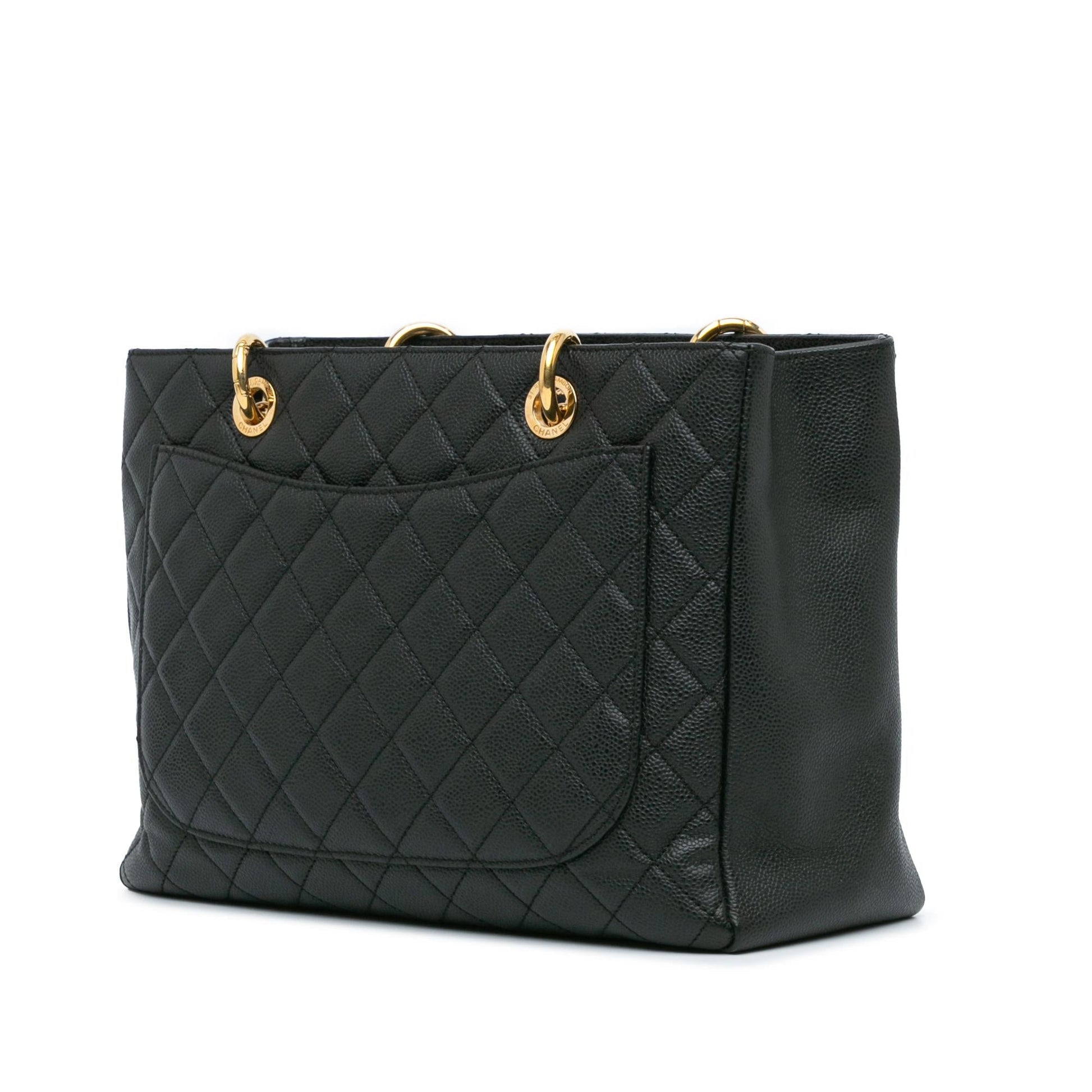 Chanel Caviar Grand Shopping SHG-PuLkRM Tote Bag
