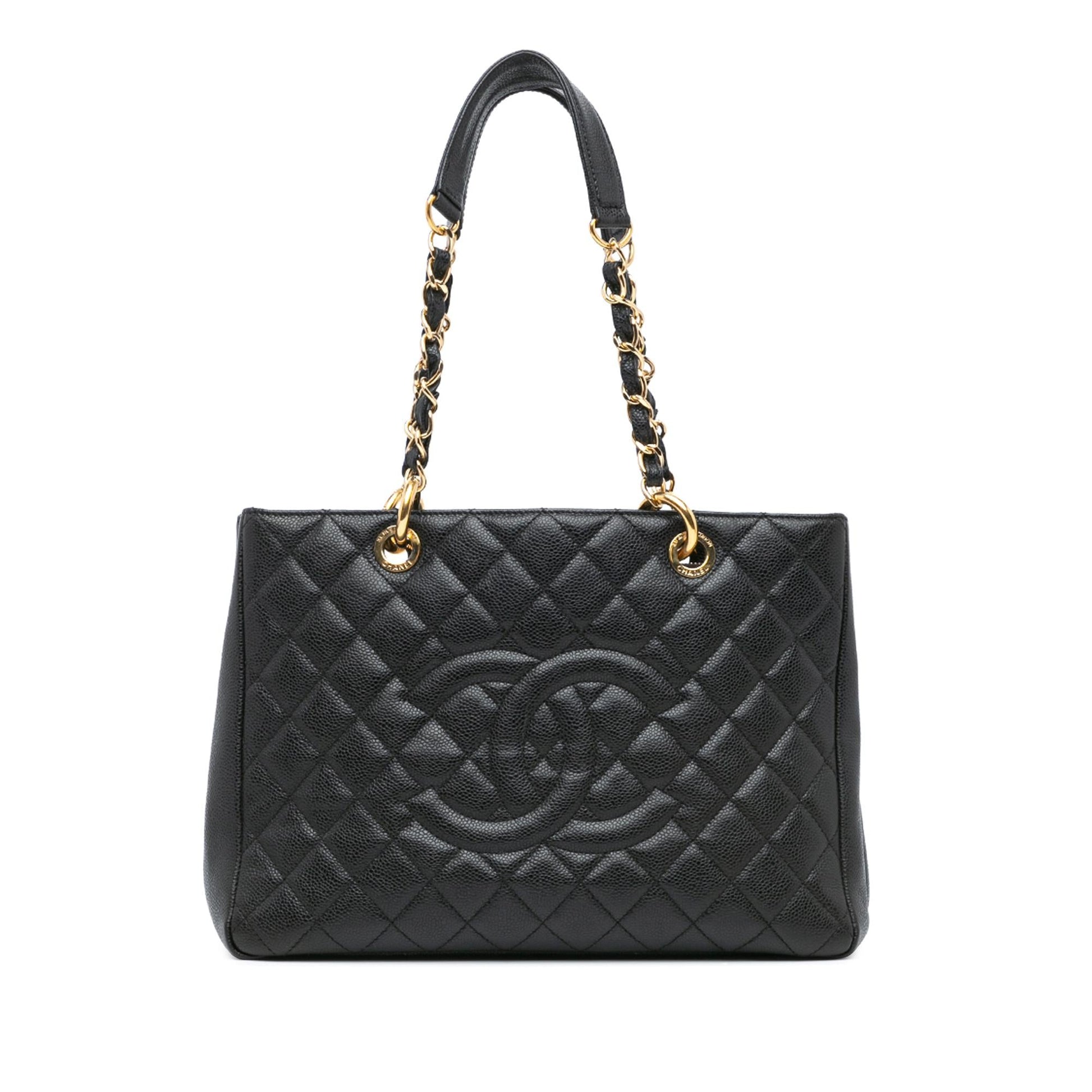 Chanel Caviar Grand Shopping Tote Bag Shg Vvw2P7