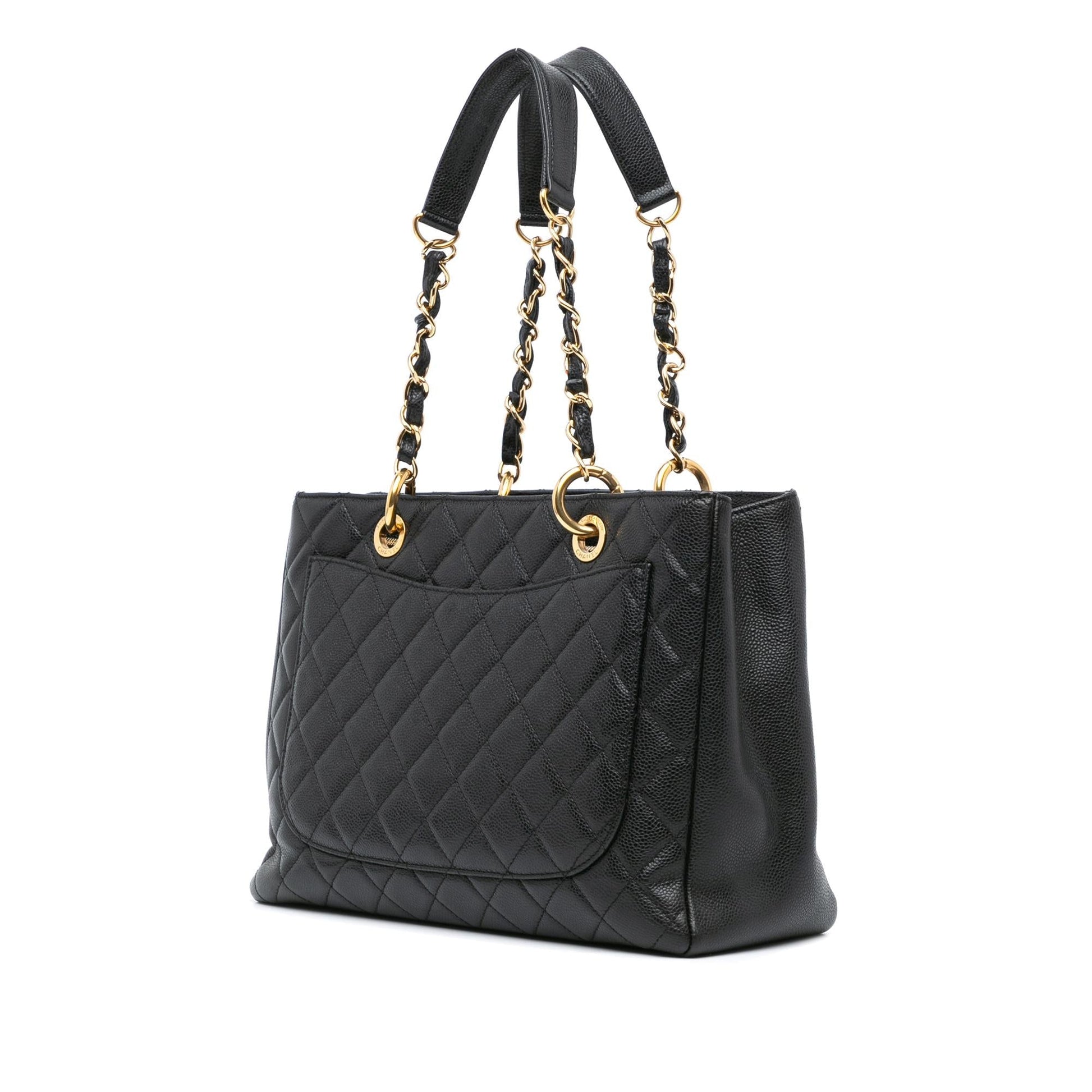 Chanel Caviar Grand Shopping Tote Bag Shg Vvw2P7