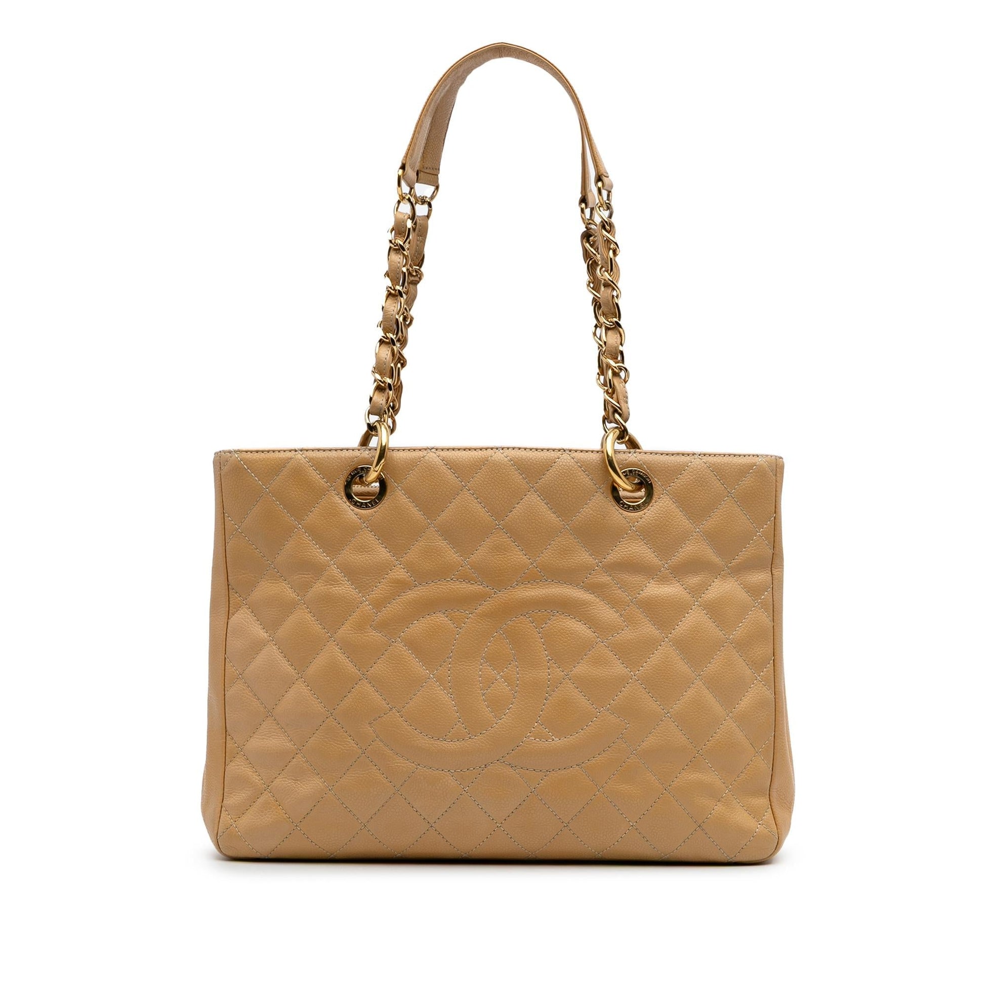Chanel Caviar Grand Shopping Tote Bag Tote 21