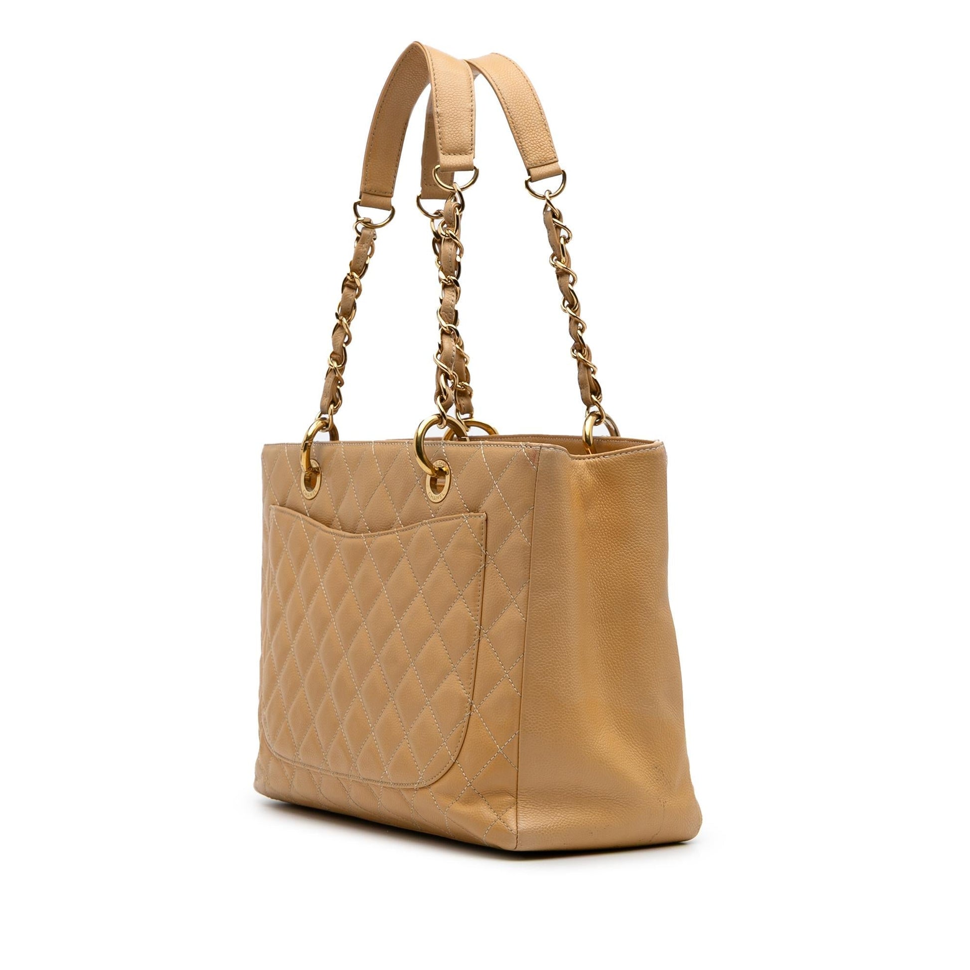 Chanel Caviar Grand Shopping Tote Bag Tote 21