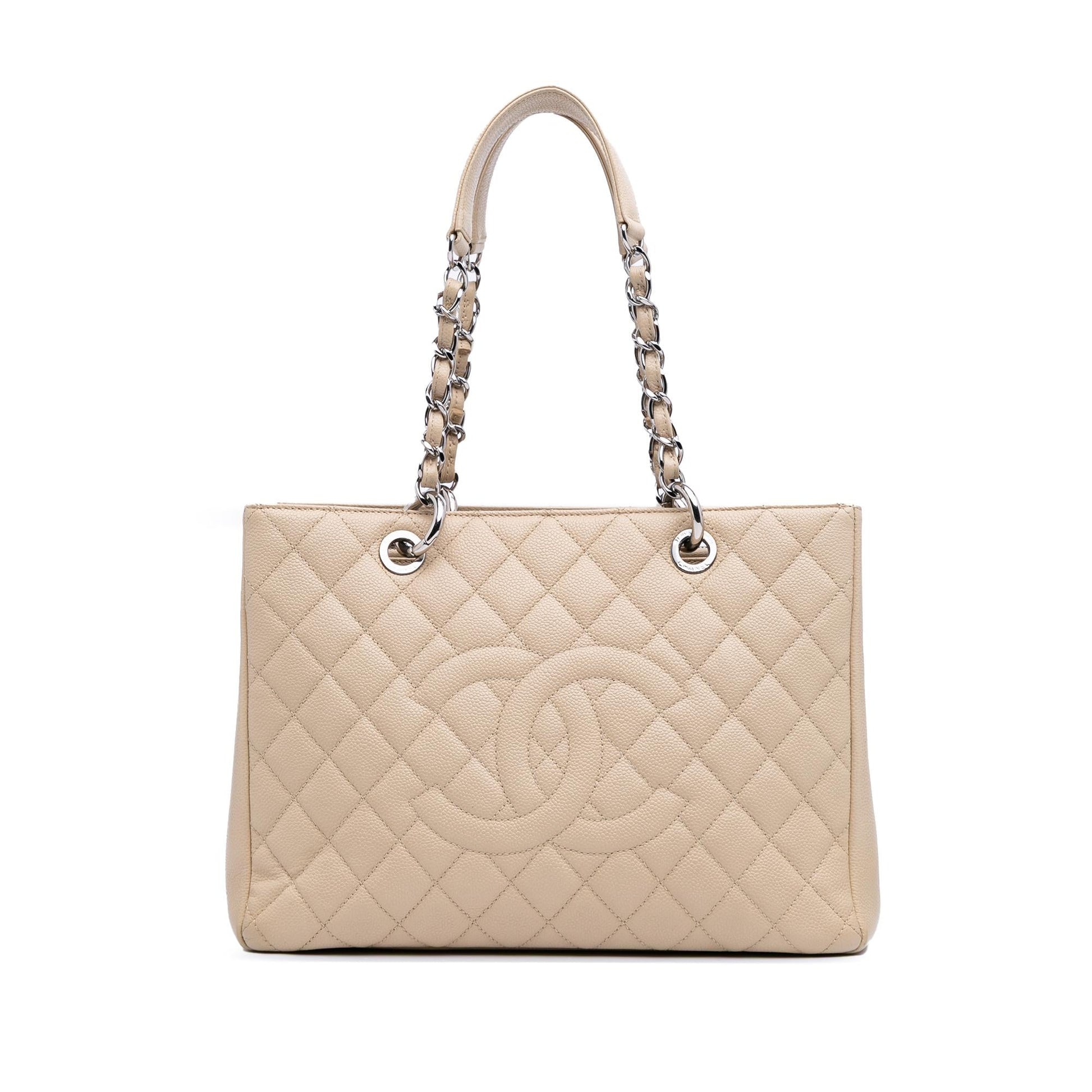 Chanel Caviar Grand Shopping Tote Bag Tote 24