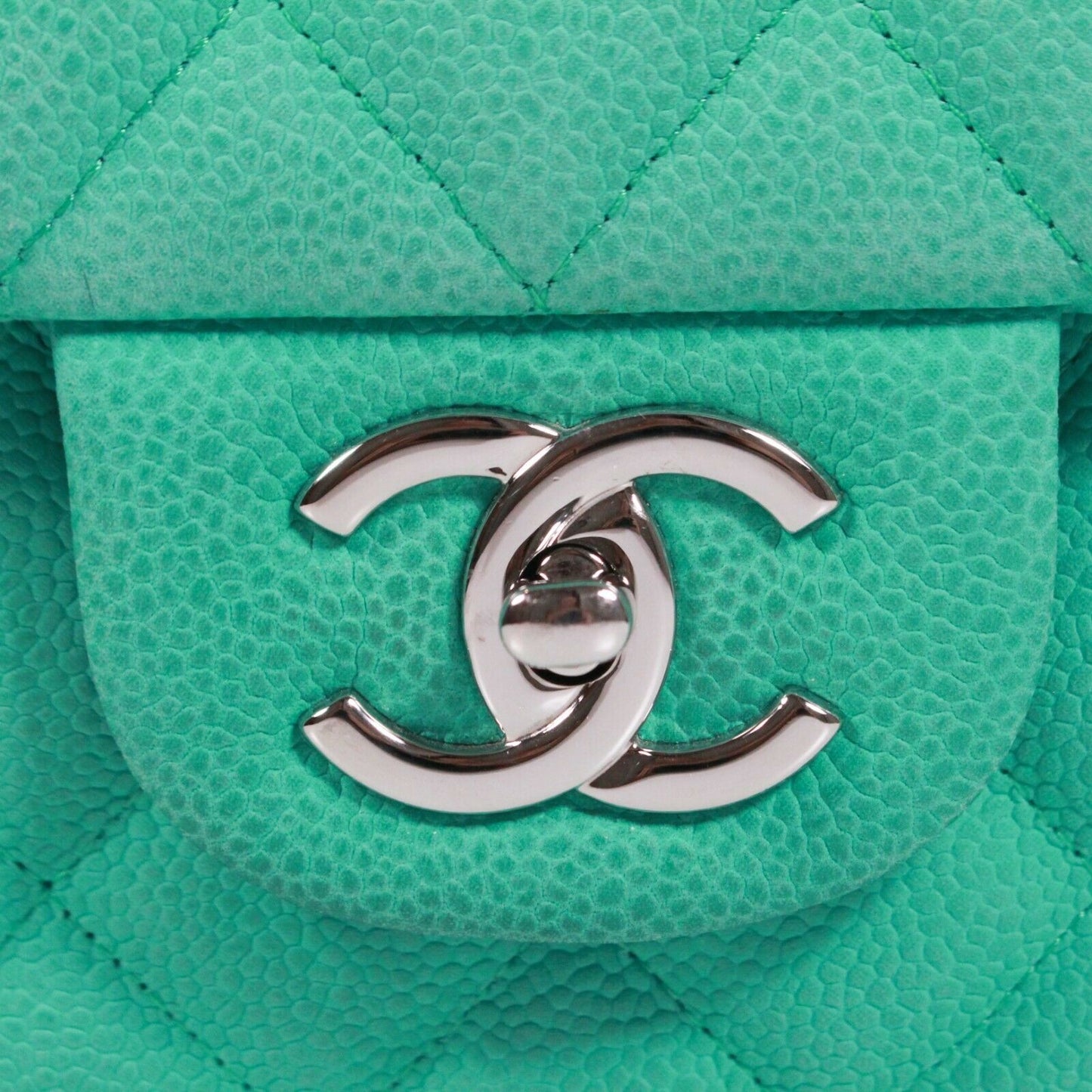 Chanel Caviar Jumbo Double Flap Shoulder Bag