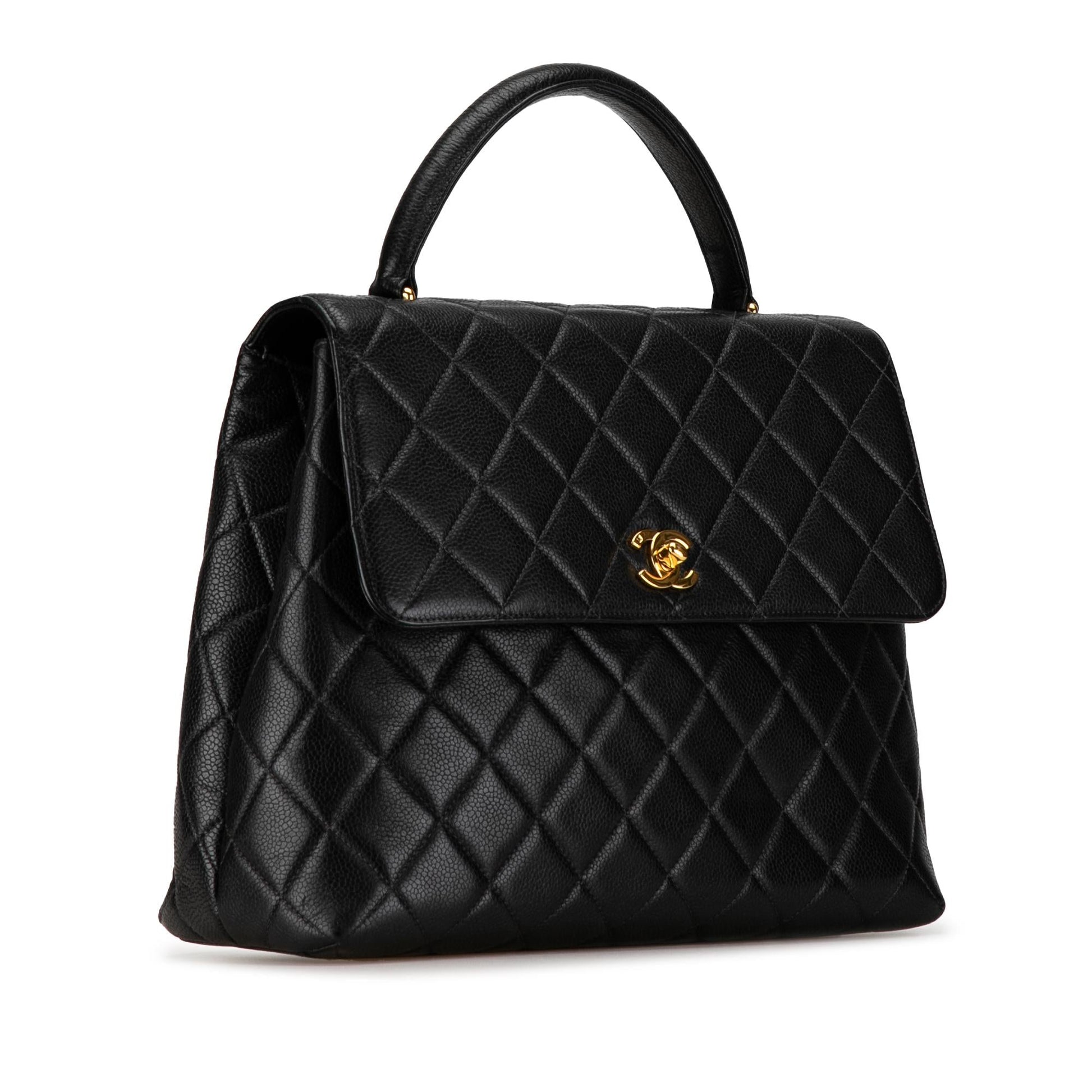 Chanel Caviar Kelly Top Handle SHG-sVKz6Q Handbag