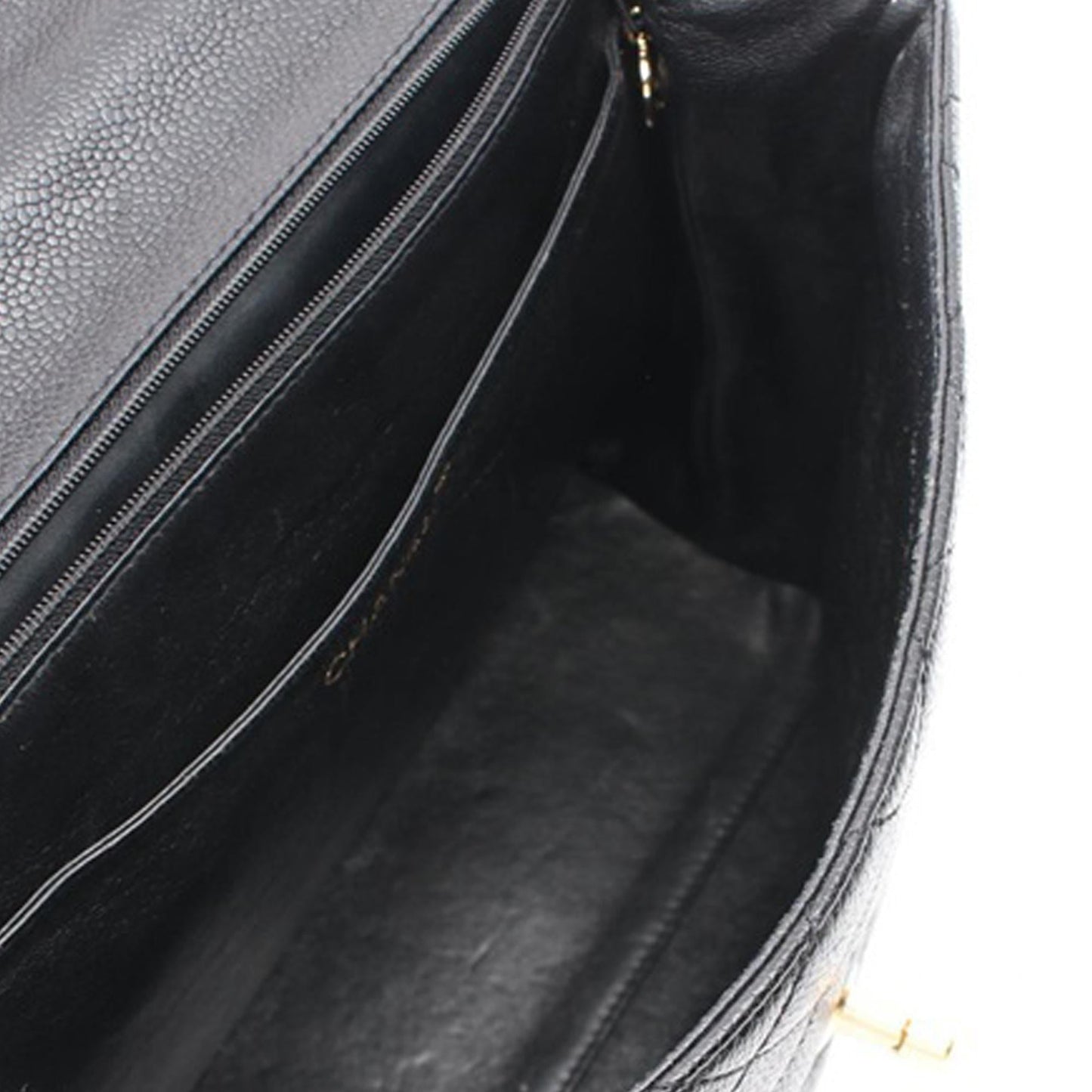 Chanel Caviar Kelly Top Handle SHG-TzXj4g Handbag