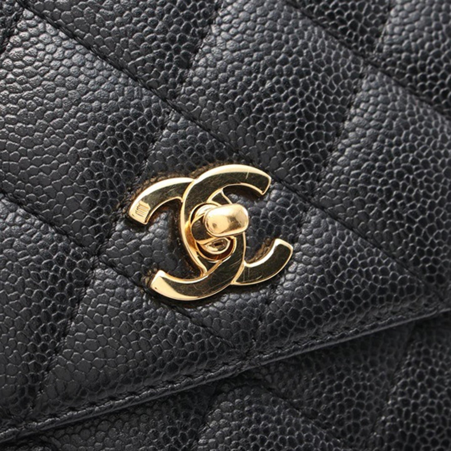 Chanel Caviar Kelly Top Handle Bag (SHG-TzXj4g)