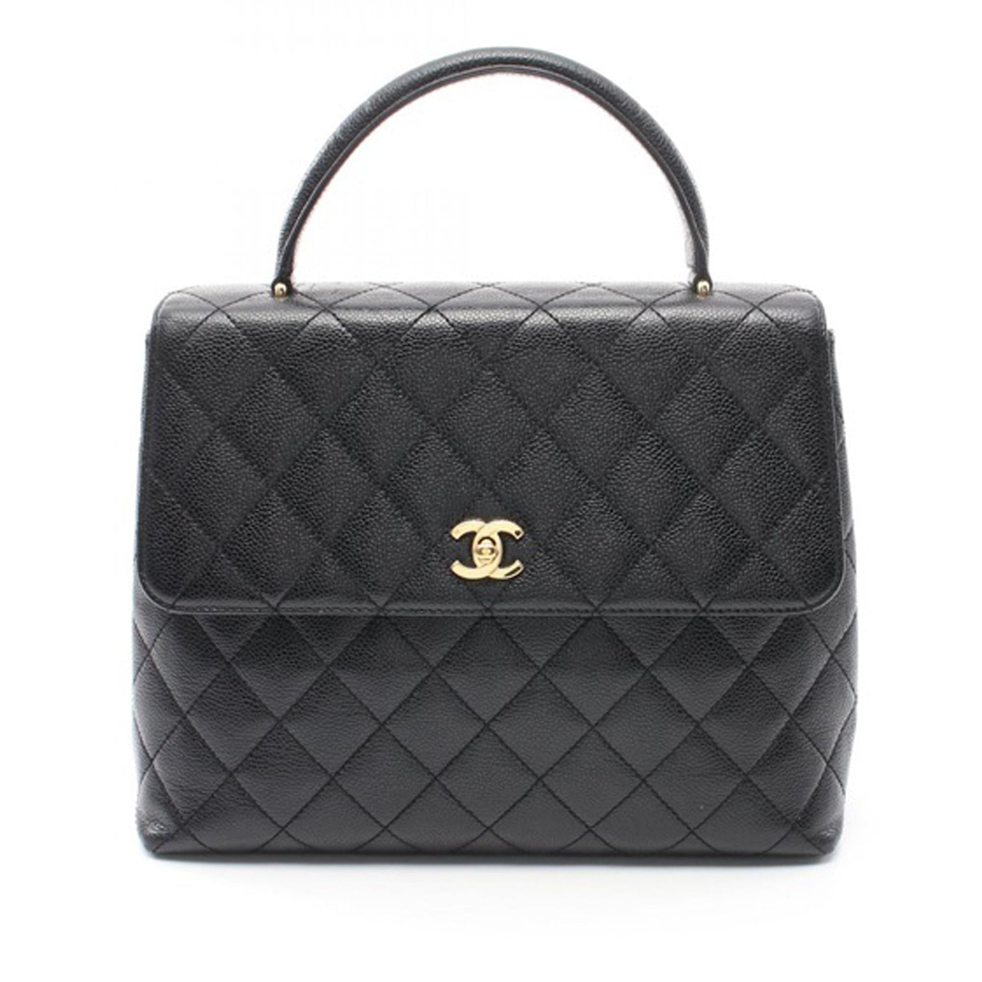 Chanel Caviar Kelly Top Handle SHG-TzXj4g Handbag