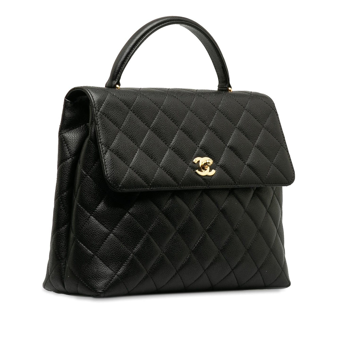 Chanel Caviar Kelly Top Handle SHG-RFopJM Handbag