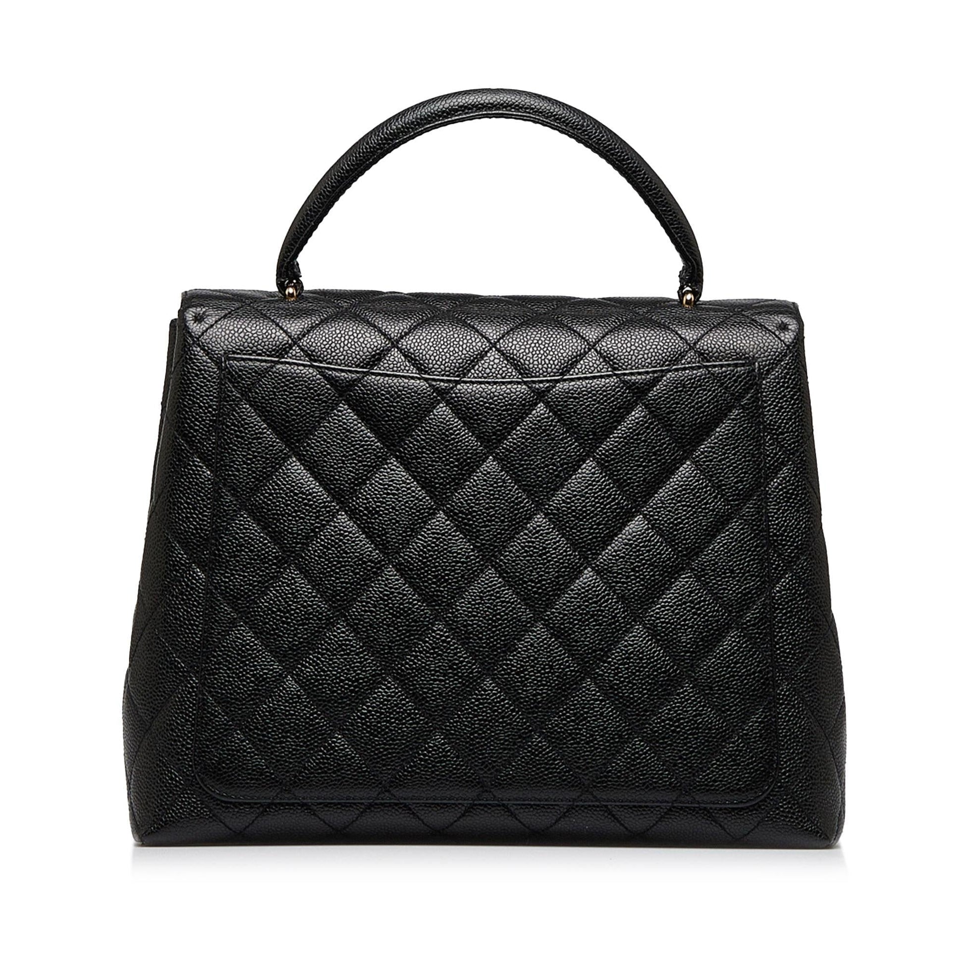 Chanel Caviar Kelly Top Handle SHG-G1RZGN Handbag