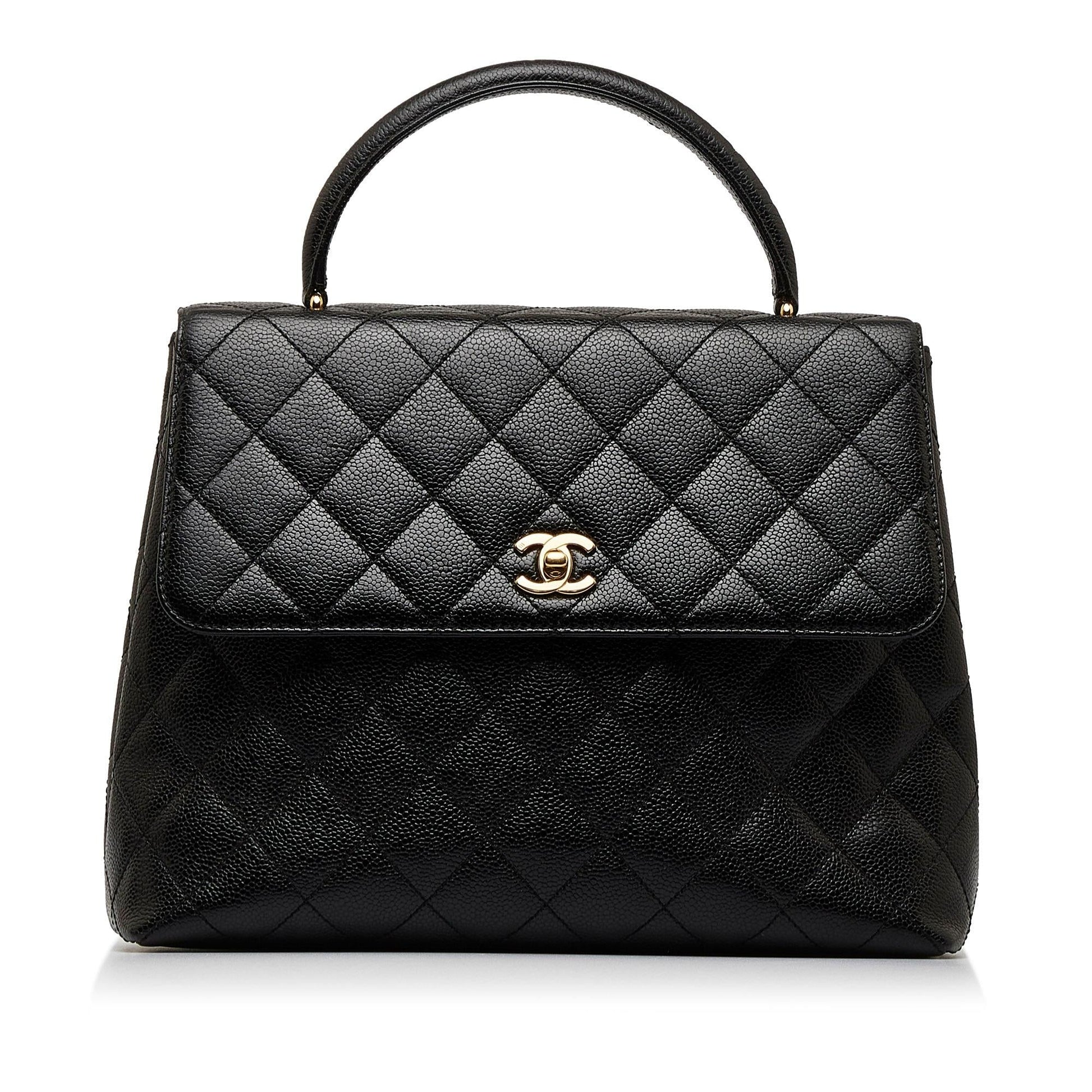 Chanel Caviar Kelly Top Handle SHG-HtbV6X Handbag