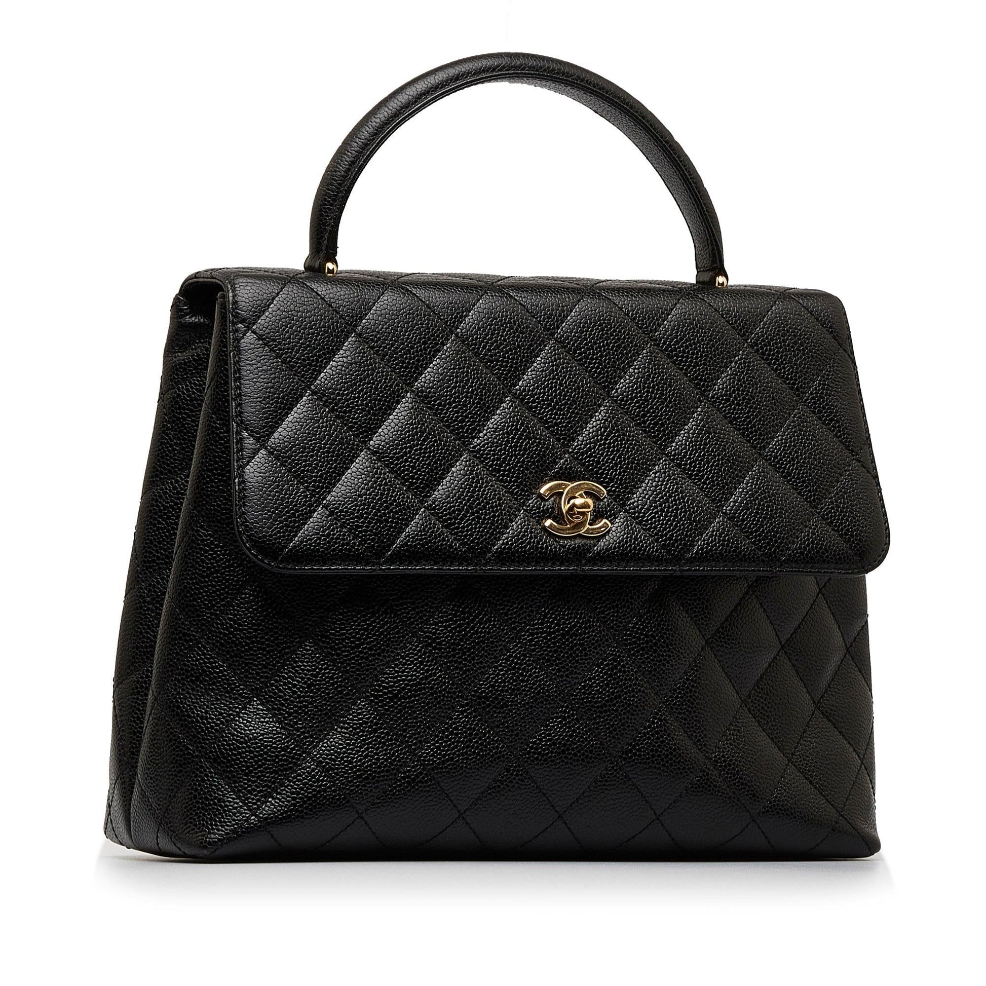 Chanel Caviar Kelly Top Handle SHG-HtbV6X Handbag