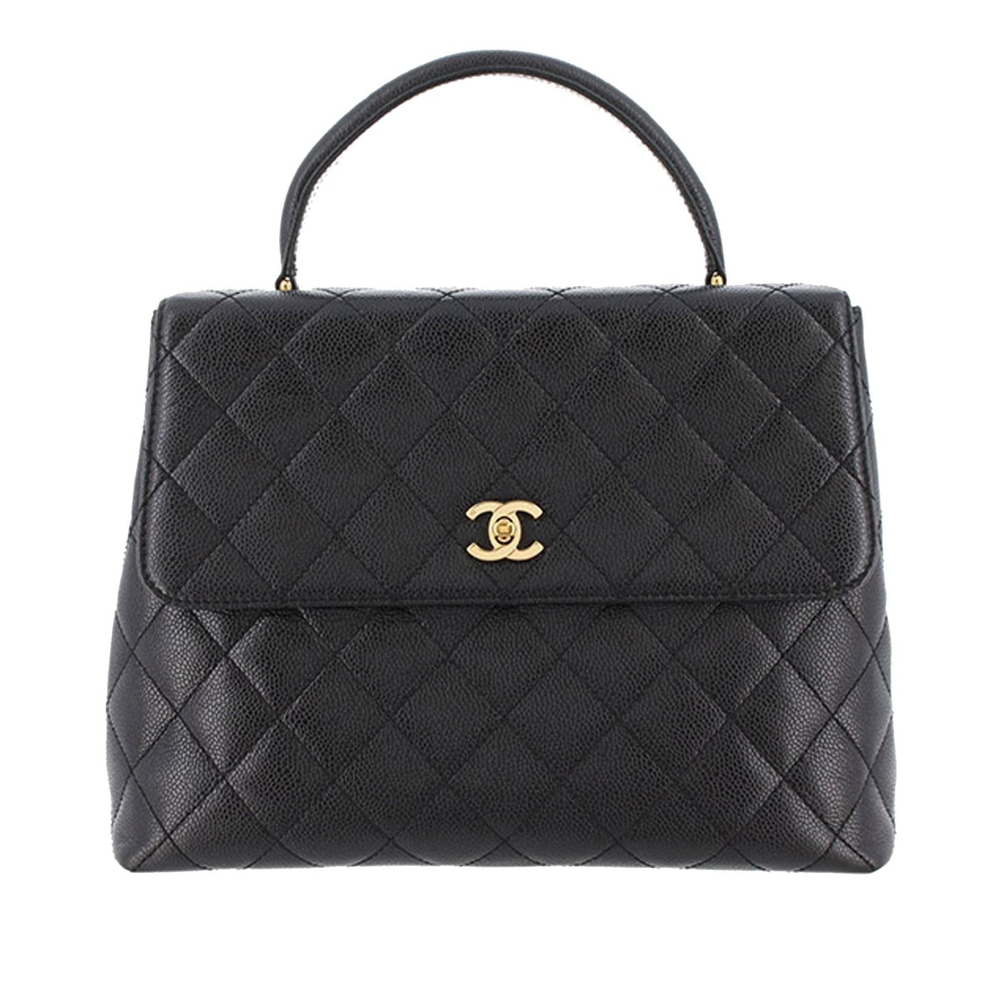 Chanel Caviar Kelly Top Handle SHG-CmvHAK Handbag