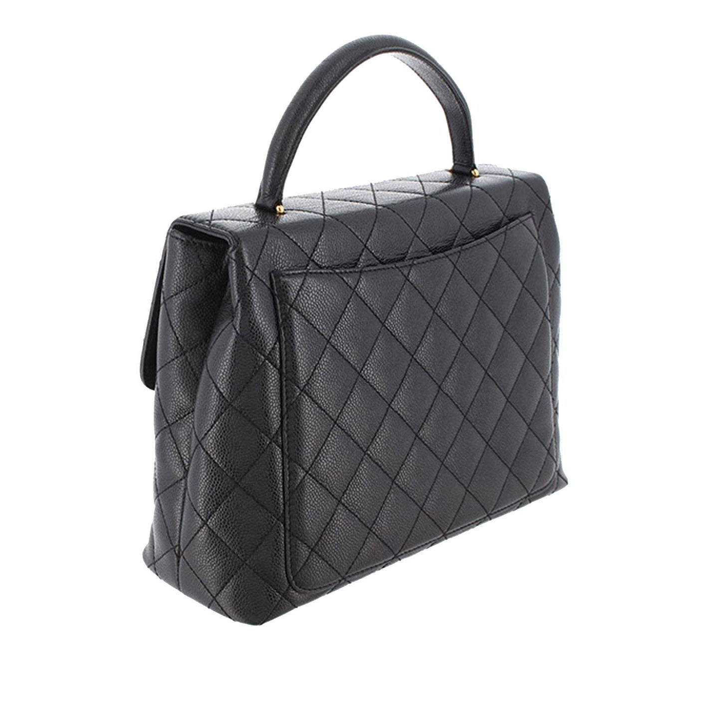 Chanel Caviar Kelly Top Handle SHG-CmvHAK Handbag