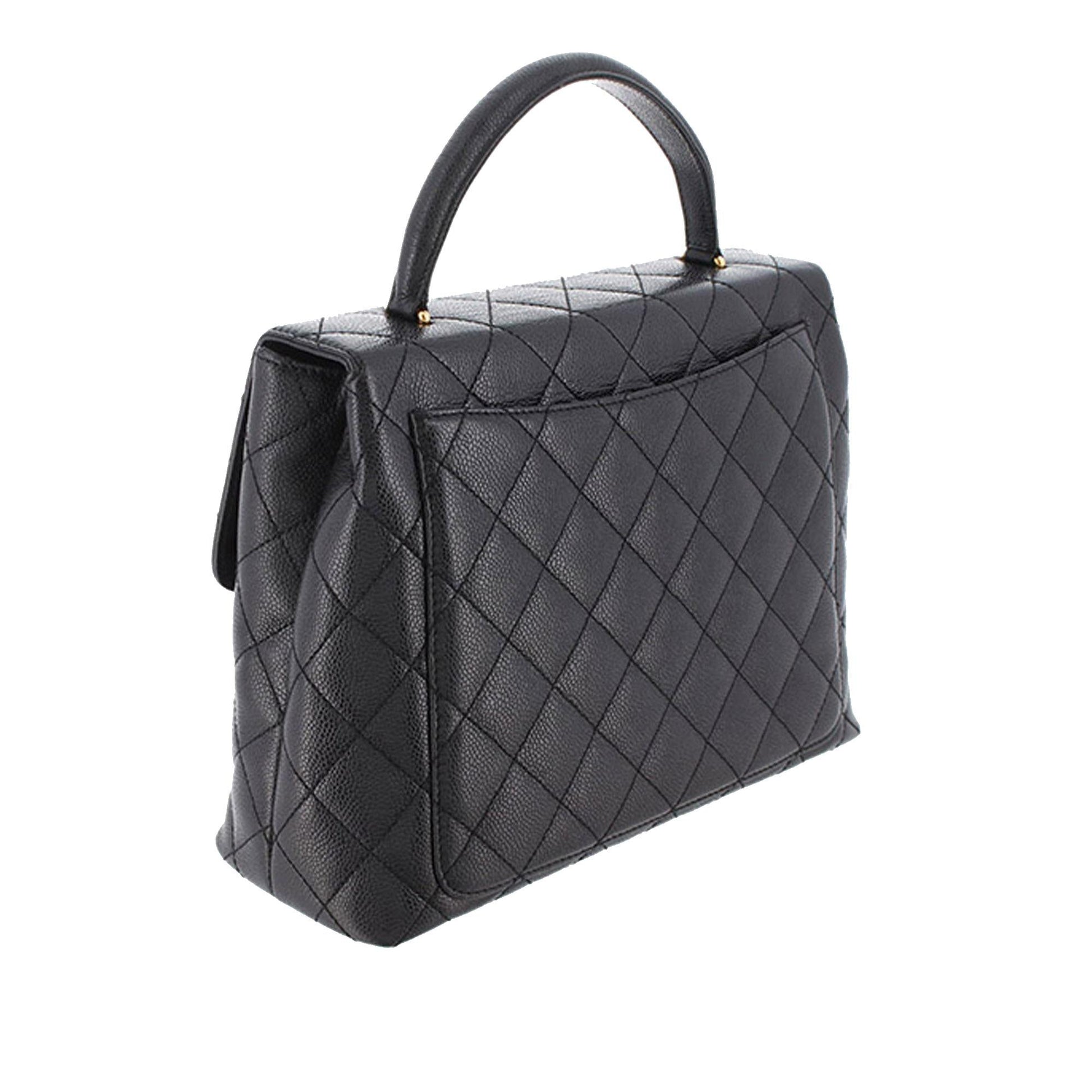 Chanel Caviar Kelly Top Handle SHG-CmvHAK Handbag