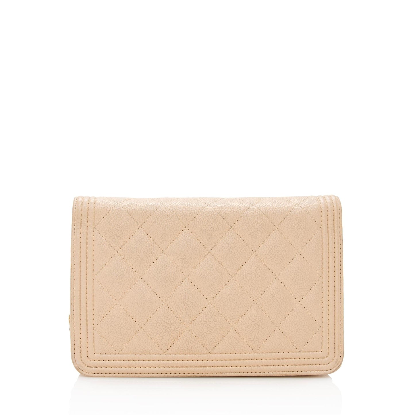 Chanel Caviar Boy on SHF Leather Wallet Case