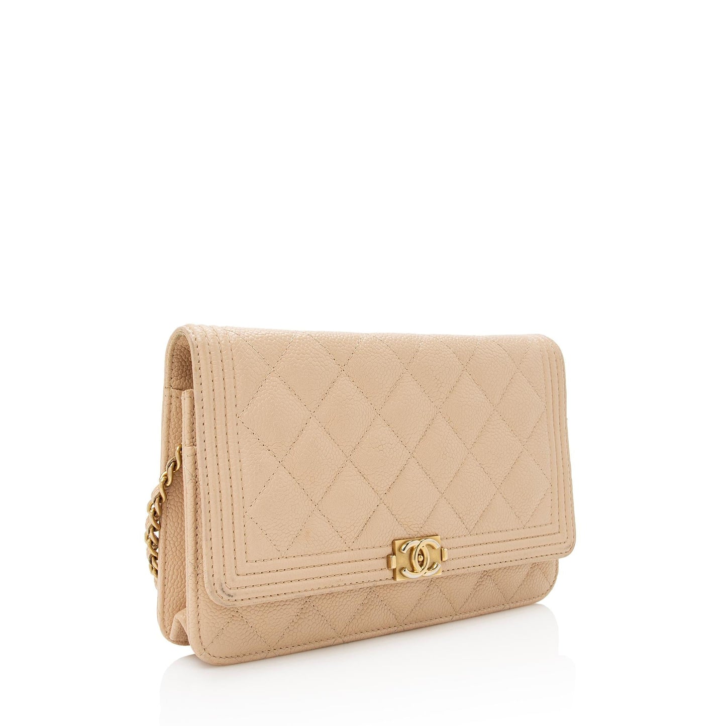 Chanel Caviar Boy on SHF Leather Wallet Case