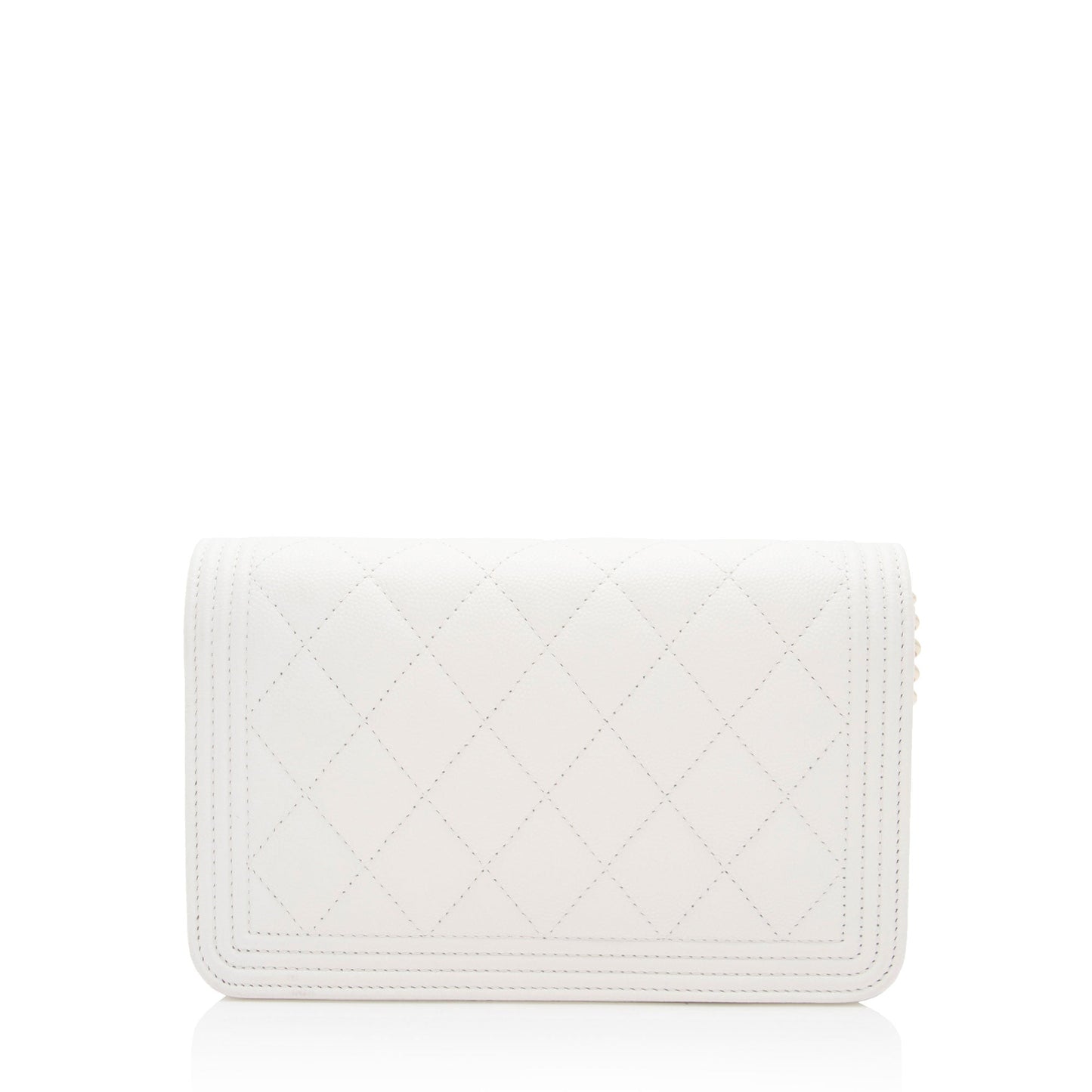 Chanel Caviar Boy on SHF-z9WBsL Leather Wallet Case
