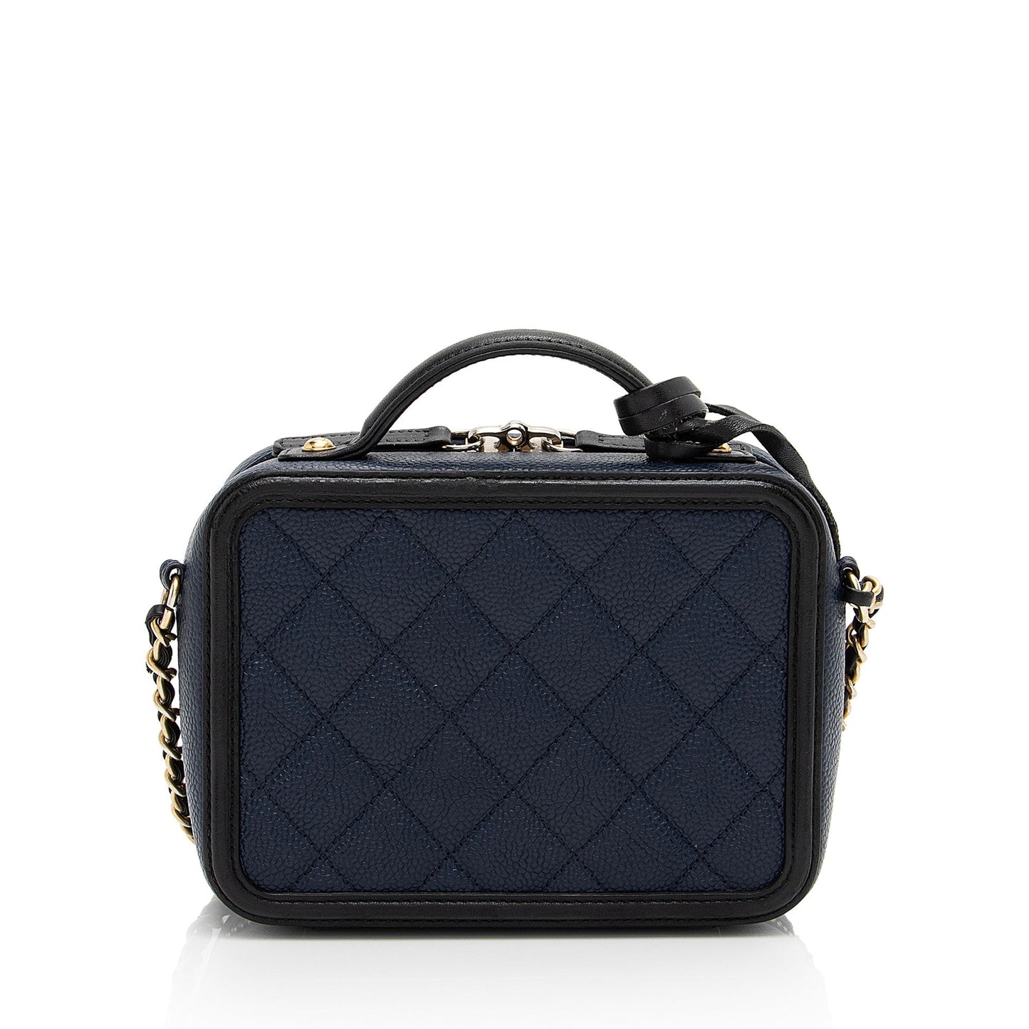 Chanel Caviar CC Filigree Vanity SHF-v02lq3 Small Leather Handbag