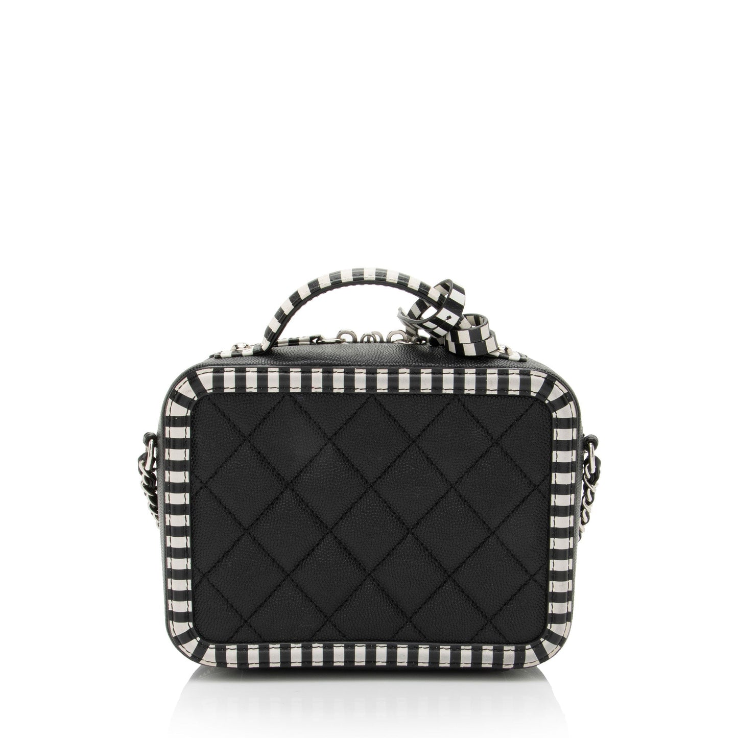 Chanel Caviar CC Filigree Vanity Small Leather Handbag