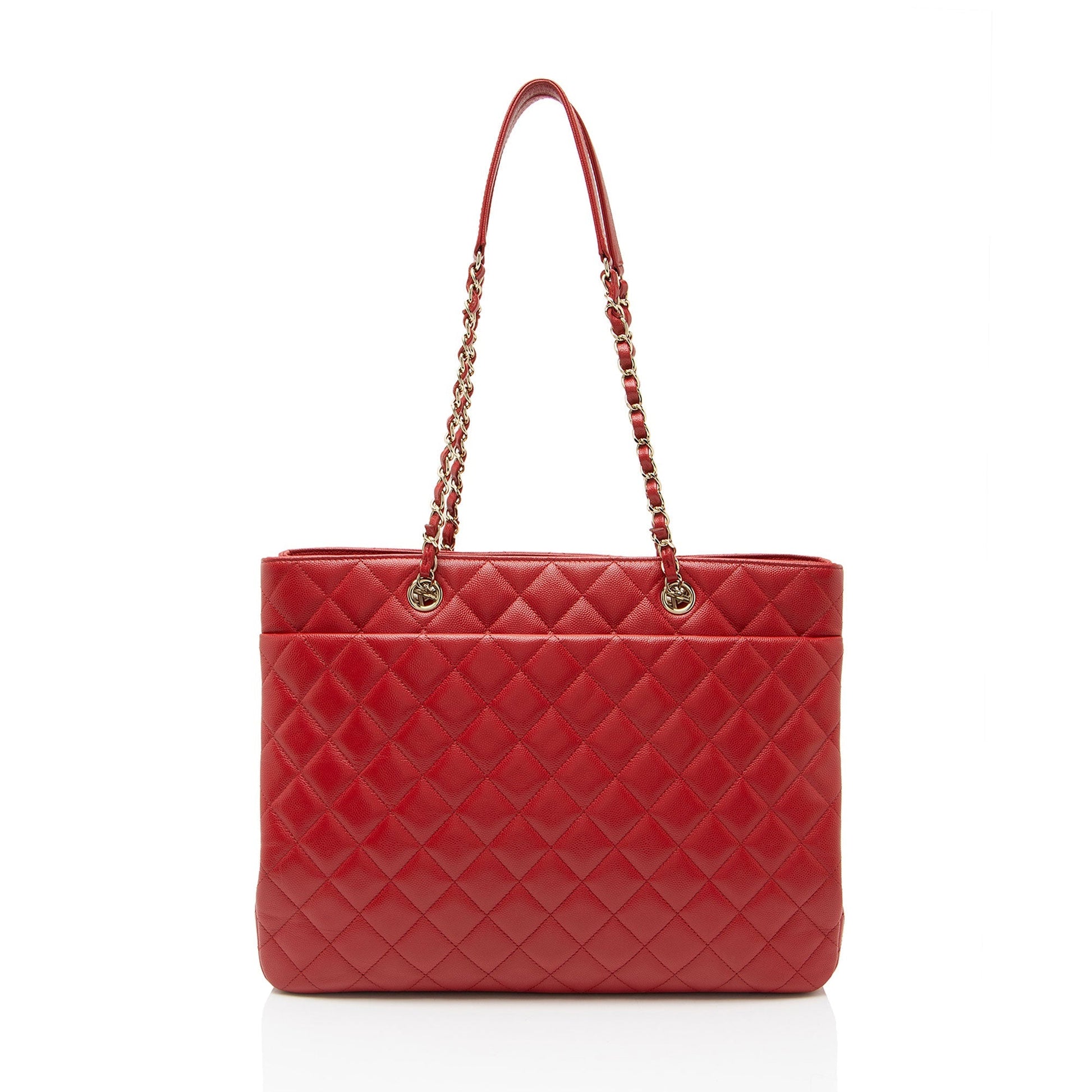 Chanel Caviar CC Shopping Leather Tote Bag Shopping Tote