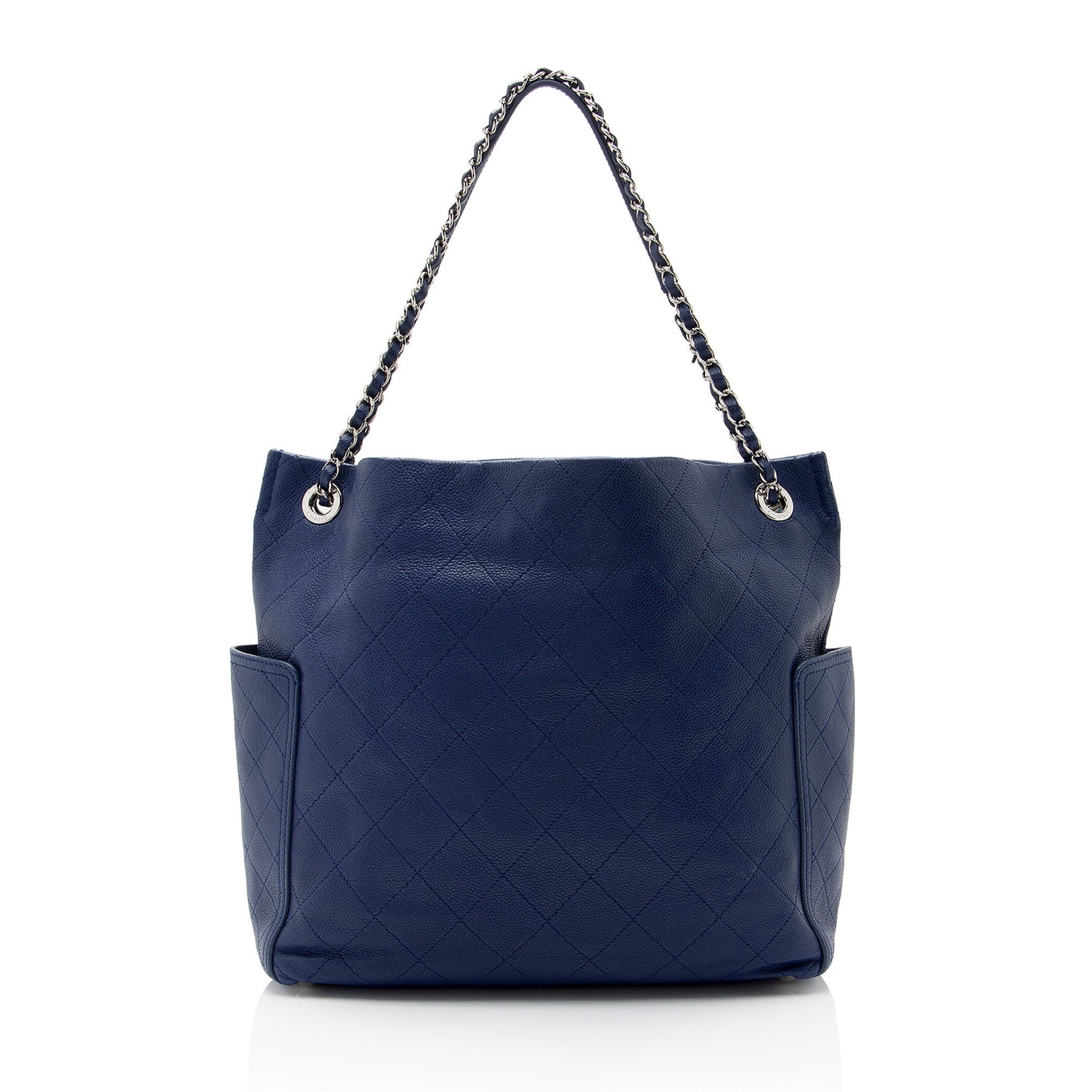 Chanel Caviar CC Pocket Hobo SHF-FN0TcF Leather Shoulder Bag
