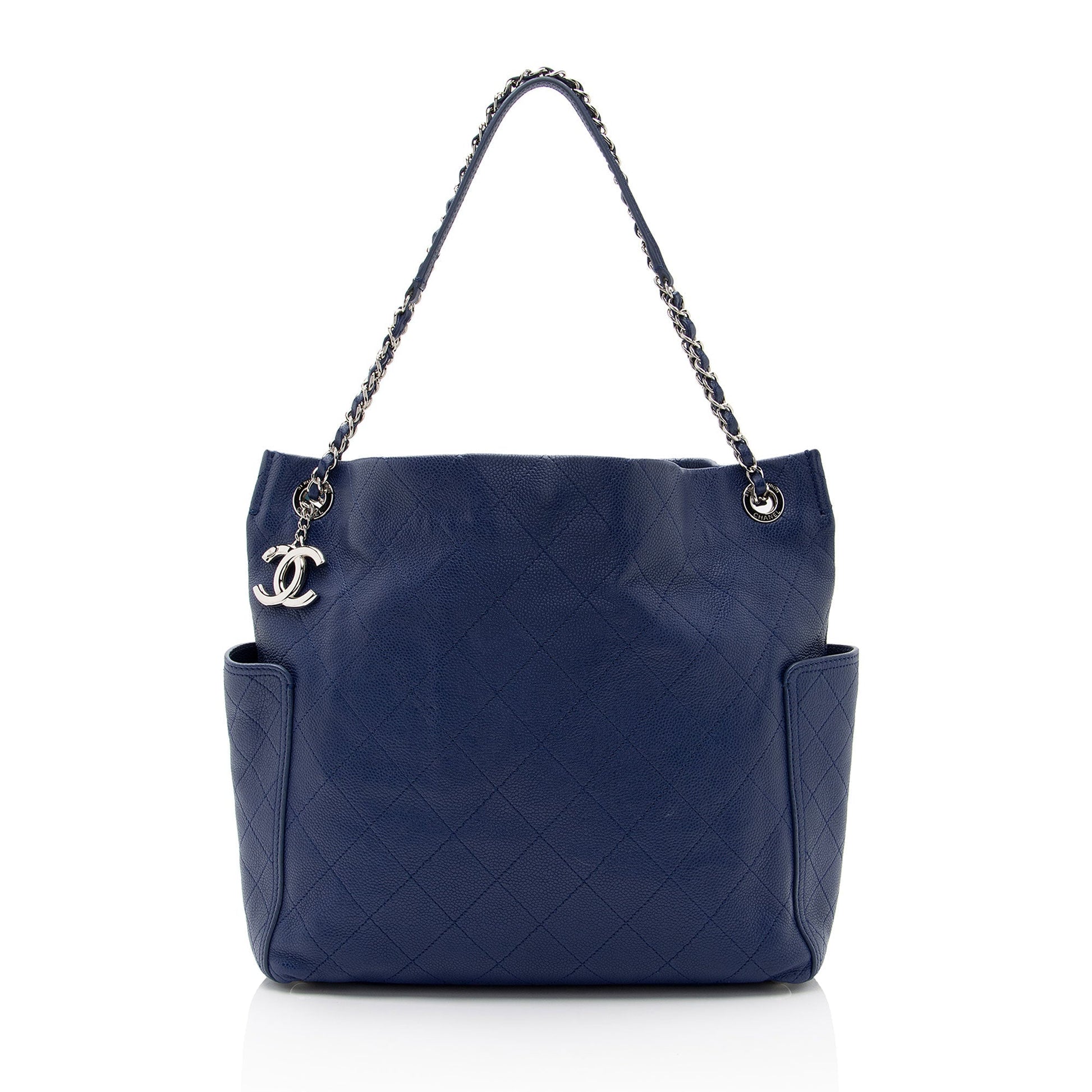 Chanel Caviar CC Pocket Hobo SHF-FN0TcF Leather Shoulder Bag
