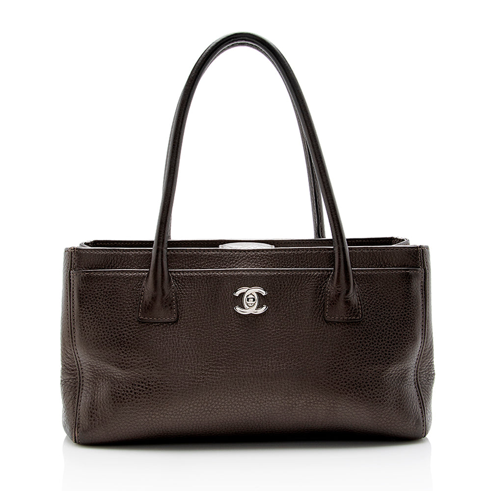 Chanel Caviar Leather Cerf Classic Executive Small Tote (shf )