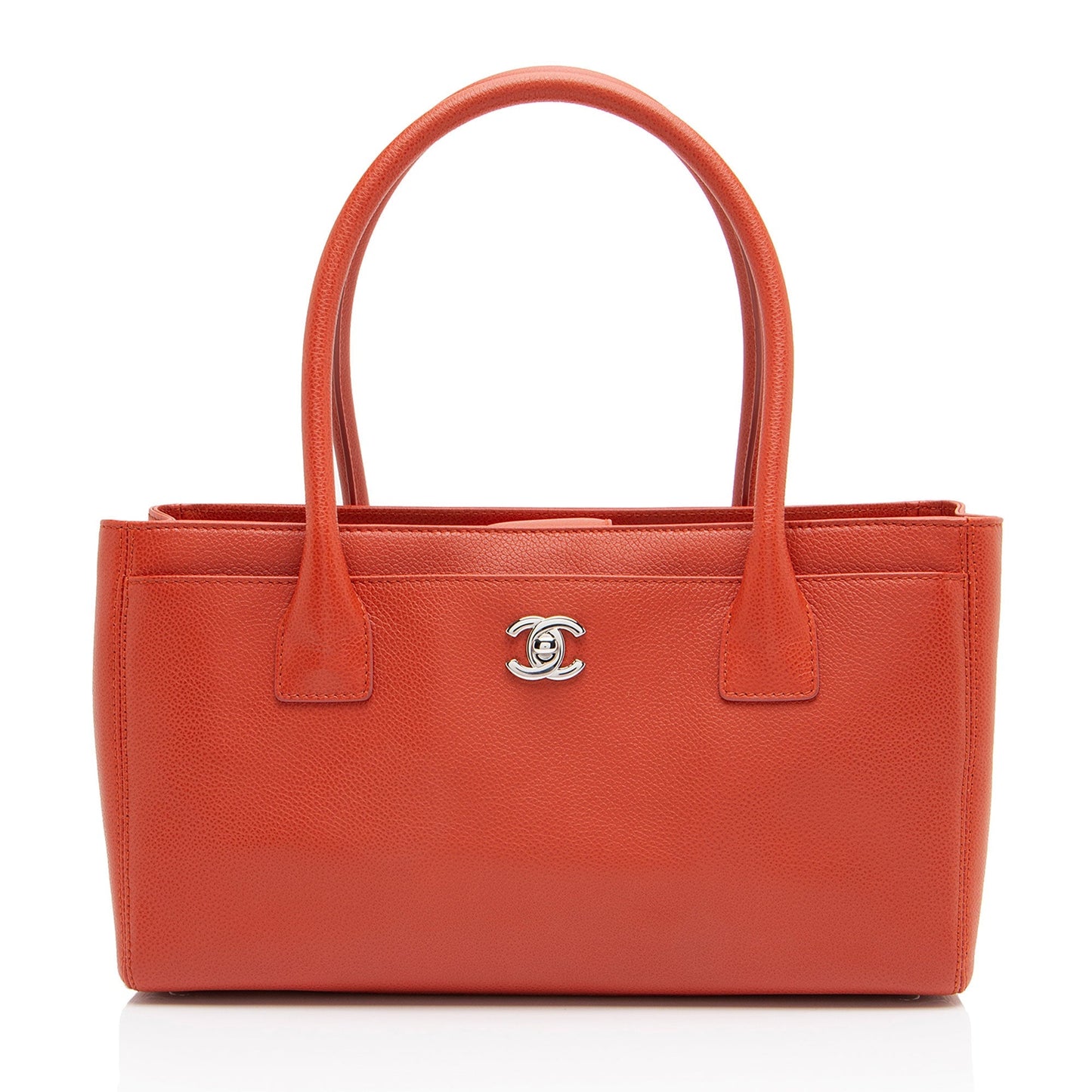 Chanel Caviar Cerf Classic Executive Small Leather Tote Bag