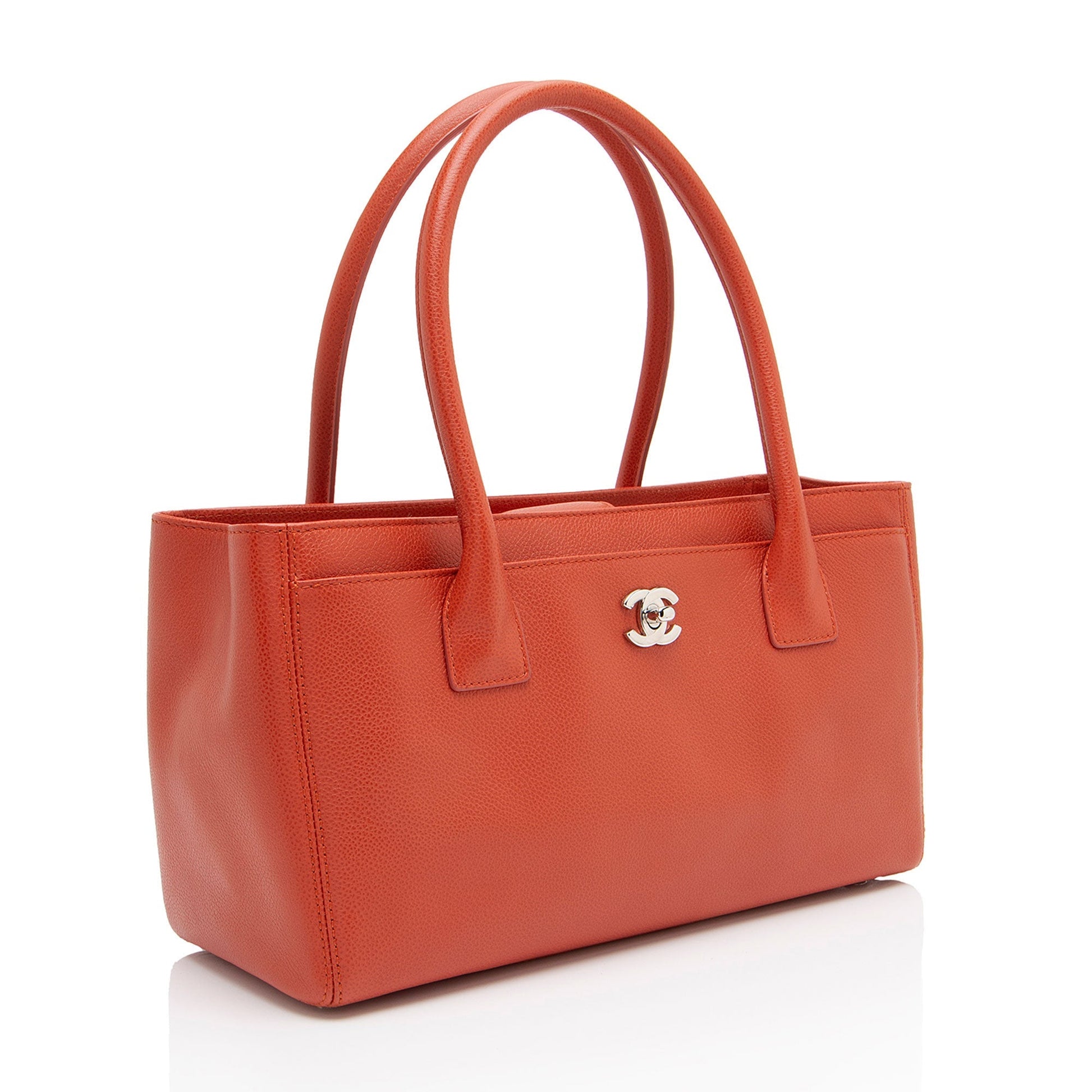 Chanel Caviar Cerf Classic Executive Small Leather Tote Bag