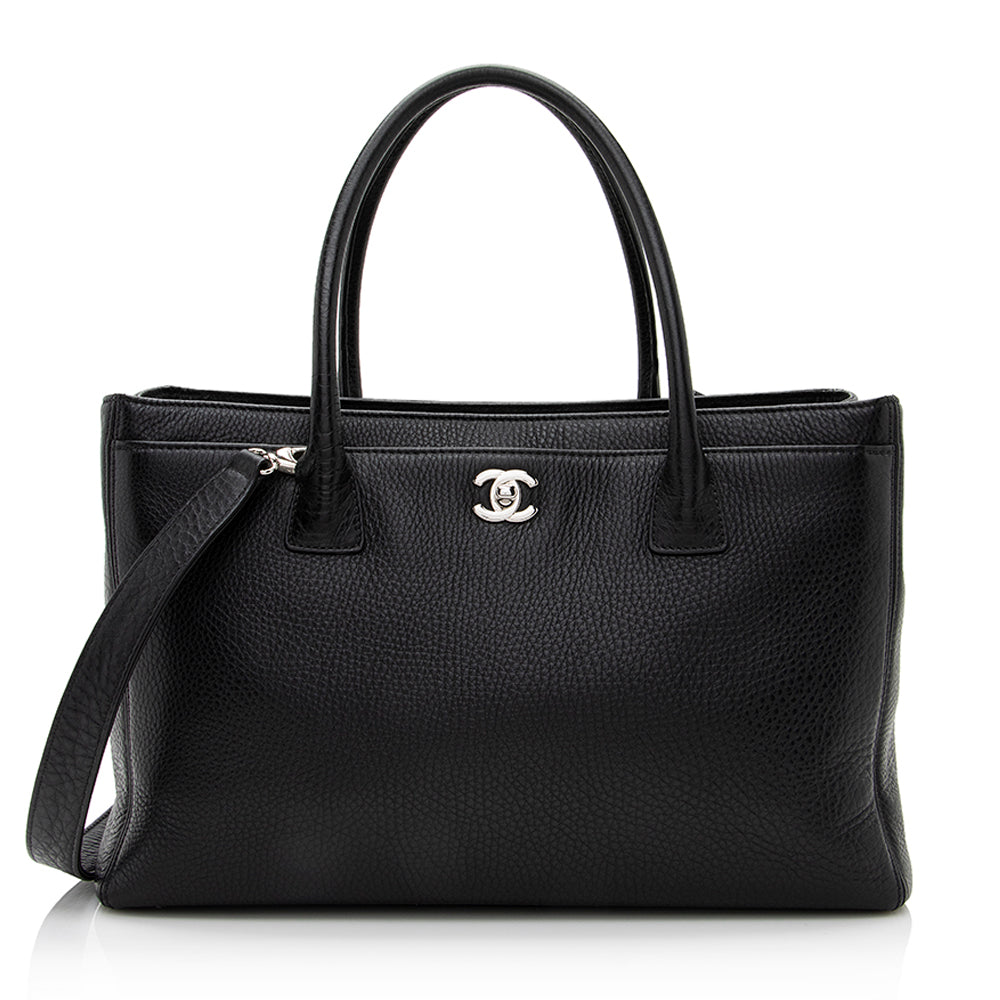 Chanel Caviar Cerf Classic Executive SHF Leather Tote Bag