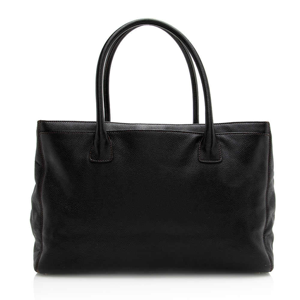 Chanel Caviar Cerf Classic Executive SHF Leather Tote Bag Tote Shf