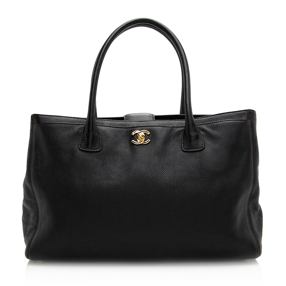 Chanel Caviar Cerf Classic Executive SHF Leather Tote Bag Tote Shf