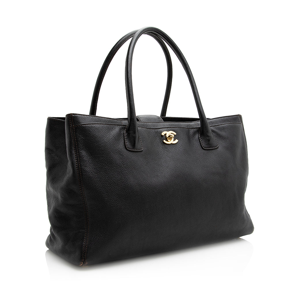 Chanel Caviar Cerf Classic Executive SHF Leather Tote Bag Tote Shf
