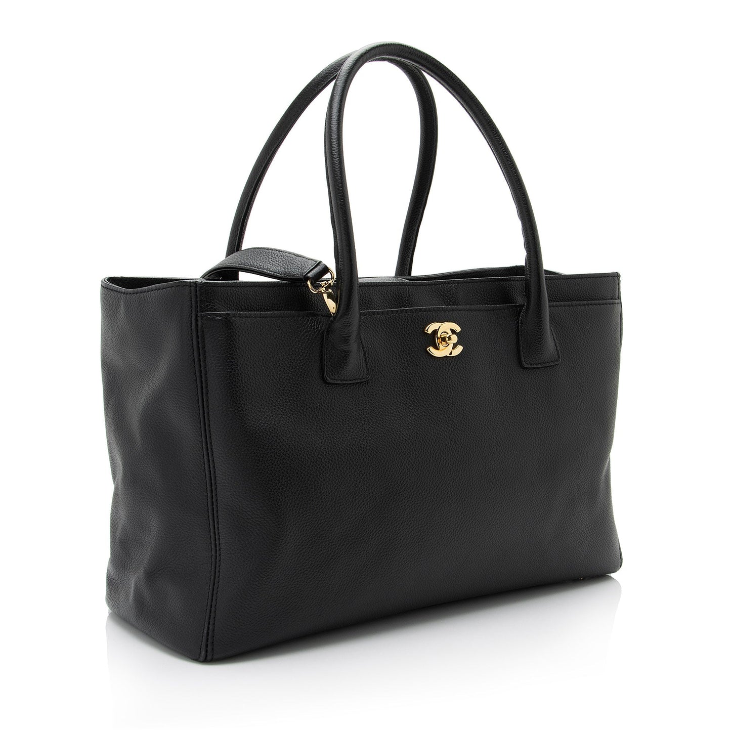 Chanel Caviar Cerf Classic Executive SHF-vQMVxy Leather Tote Bag