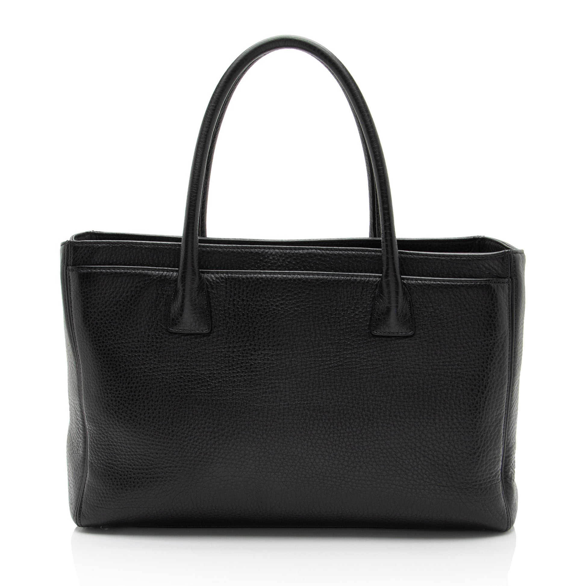 Chanel Caviar Cerf Classic Executive Leather Tote Bag