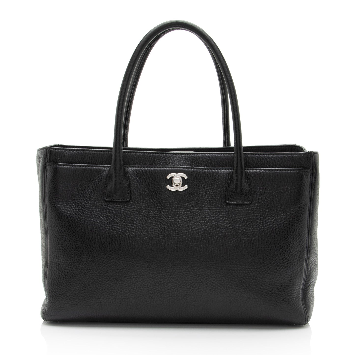 Chanel Caviar Cerf Classic Executive Leather Tote Bag