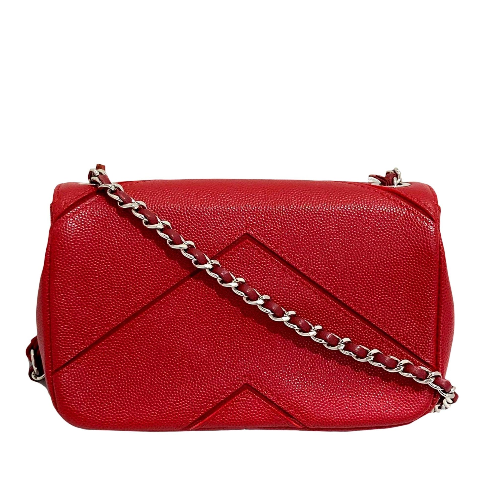Chanel Caviar Single Flap SHG-MGj2xV Leather Handbag
