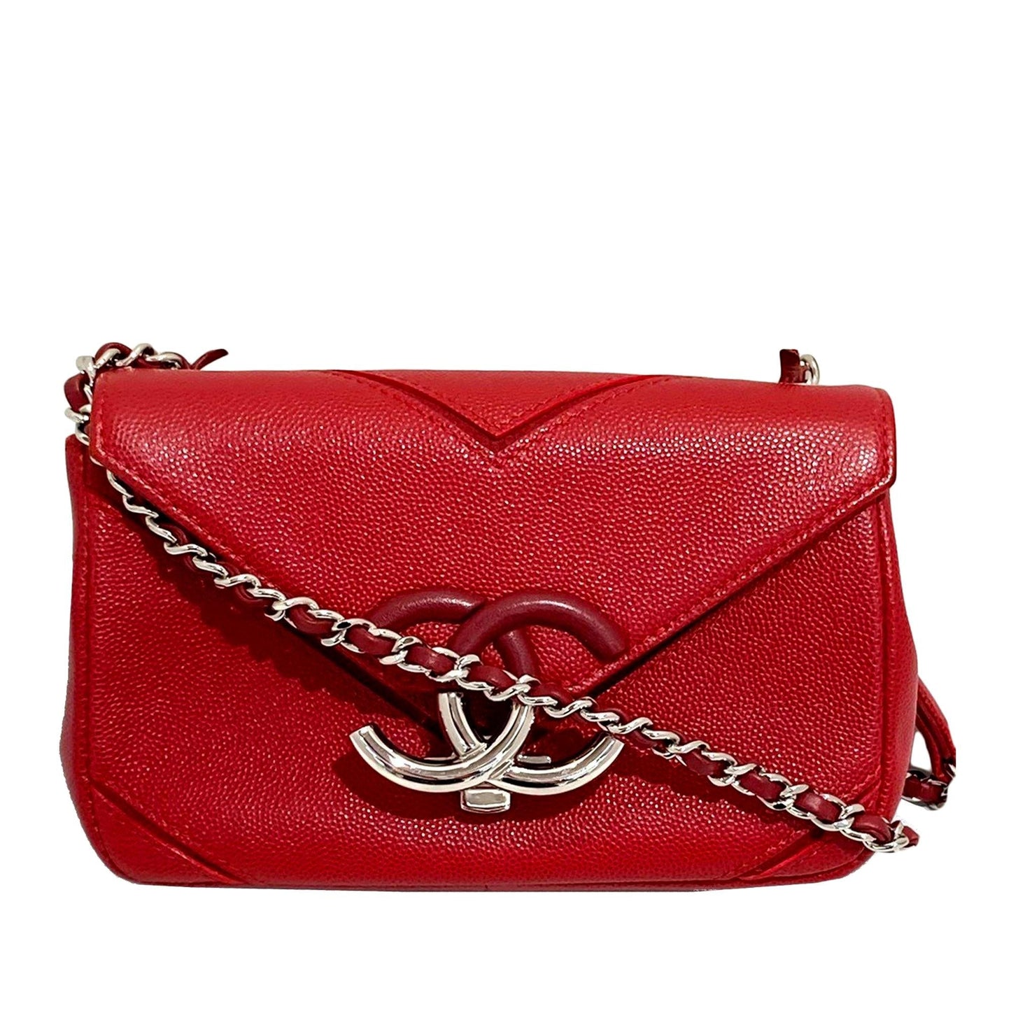 Chanel Caviar Single Flap SHG-MGj2xV Leather Handbag