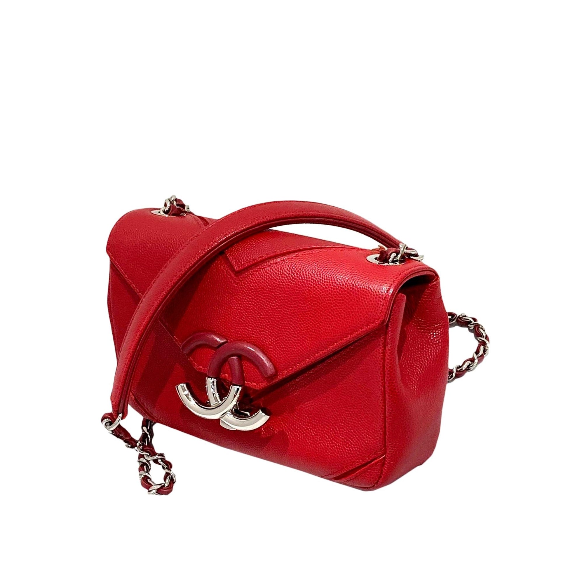 Chanel Caviar Single Flap SHG-MGj2xV Leather Handbag