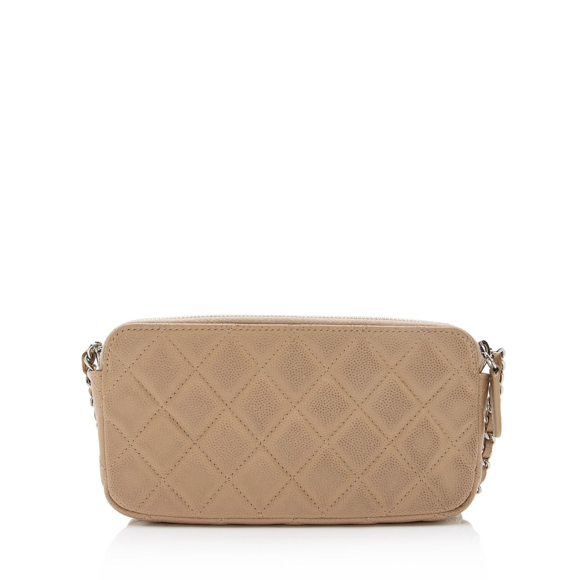 Chanel Caviar Classic SHF-e5R9s1 Leather Clutch Bag