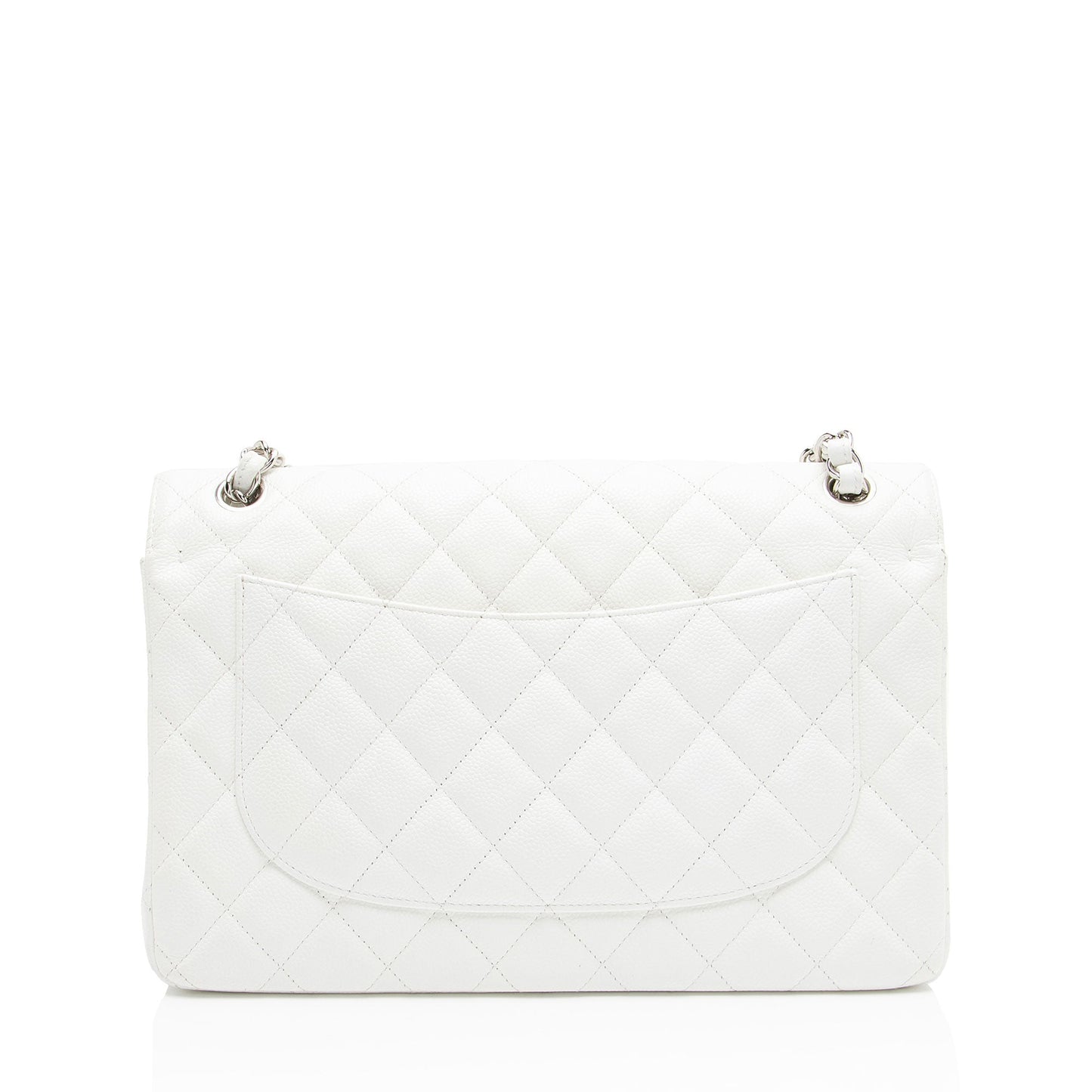 Chanel Caviar Classic Jumbo Double Flap Leather Shoulder Bag Bag 1