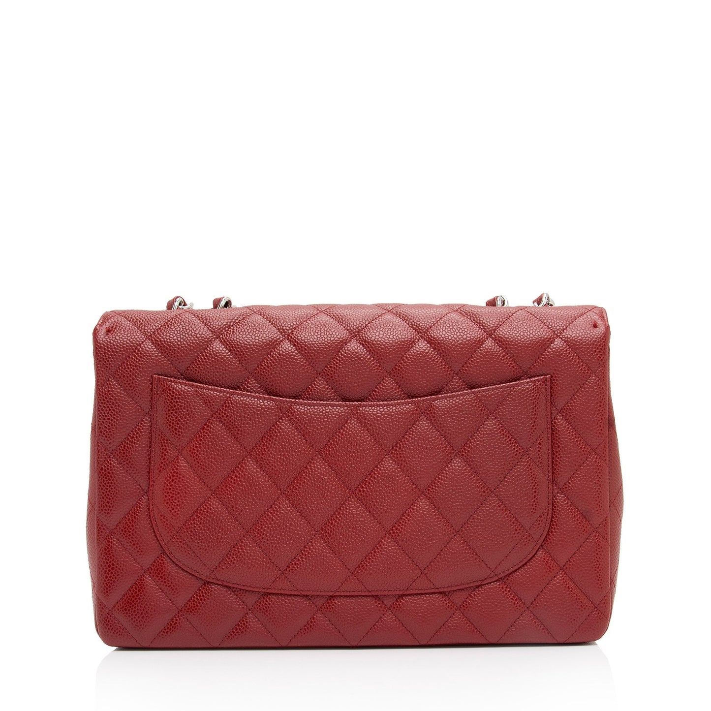 Chanel Caviar Classic Jumbo Single Flap SHF-xdYaEs Leather Shoulder Bag