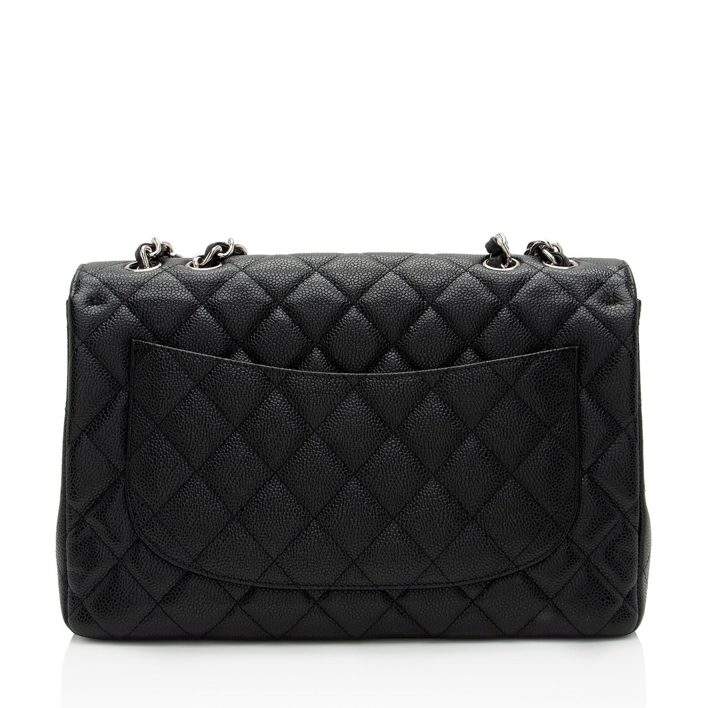 Chanel Caviar Classic Jumbo Single Flap SHF-LHfnsx Leather Shoulder Bag