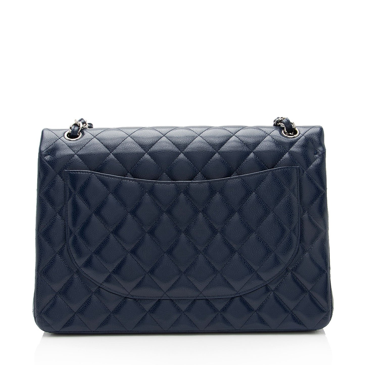 Chanel Caviar Classic Maxi Double Flap SHF-U7Rzaz Leather Shoulder Bag