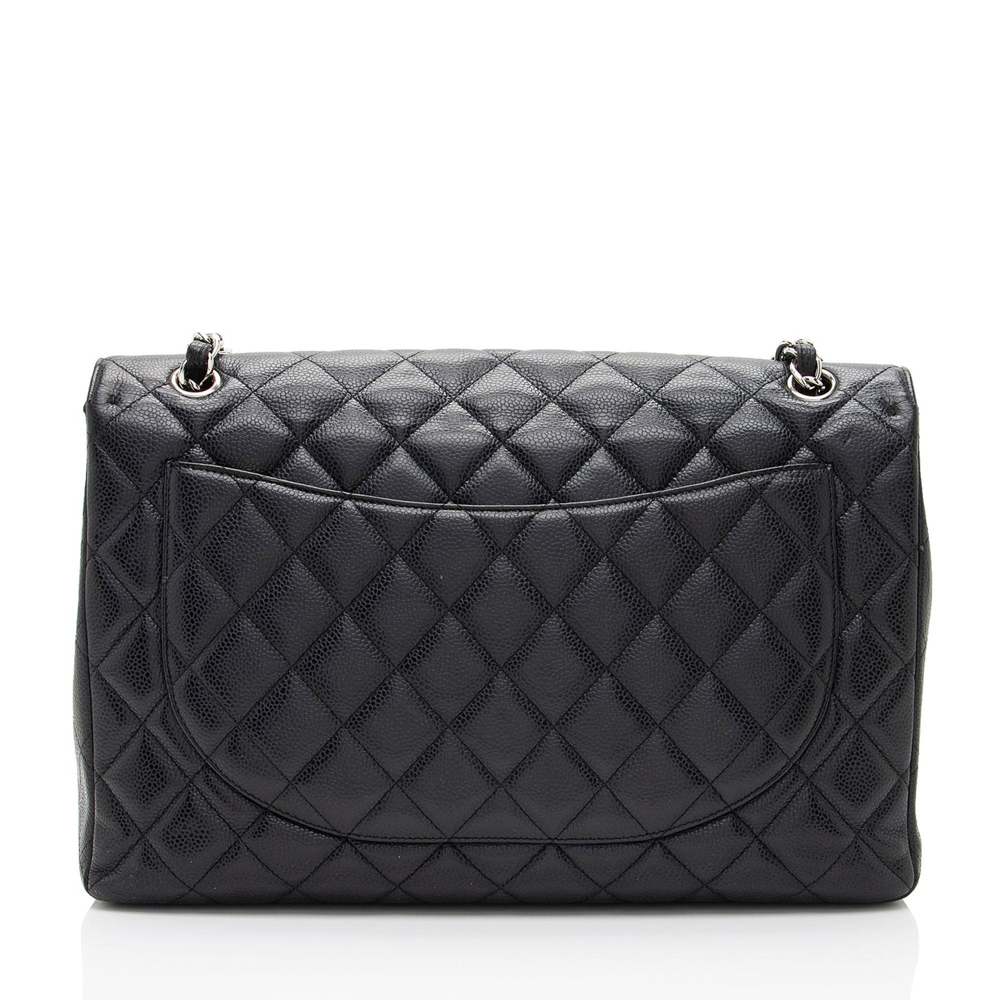 Chanel Caviar Classic Maxi Single Flap SHF-tdUQSa Leather Shoulder Bag