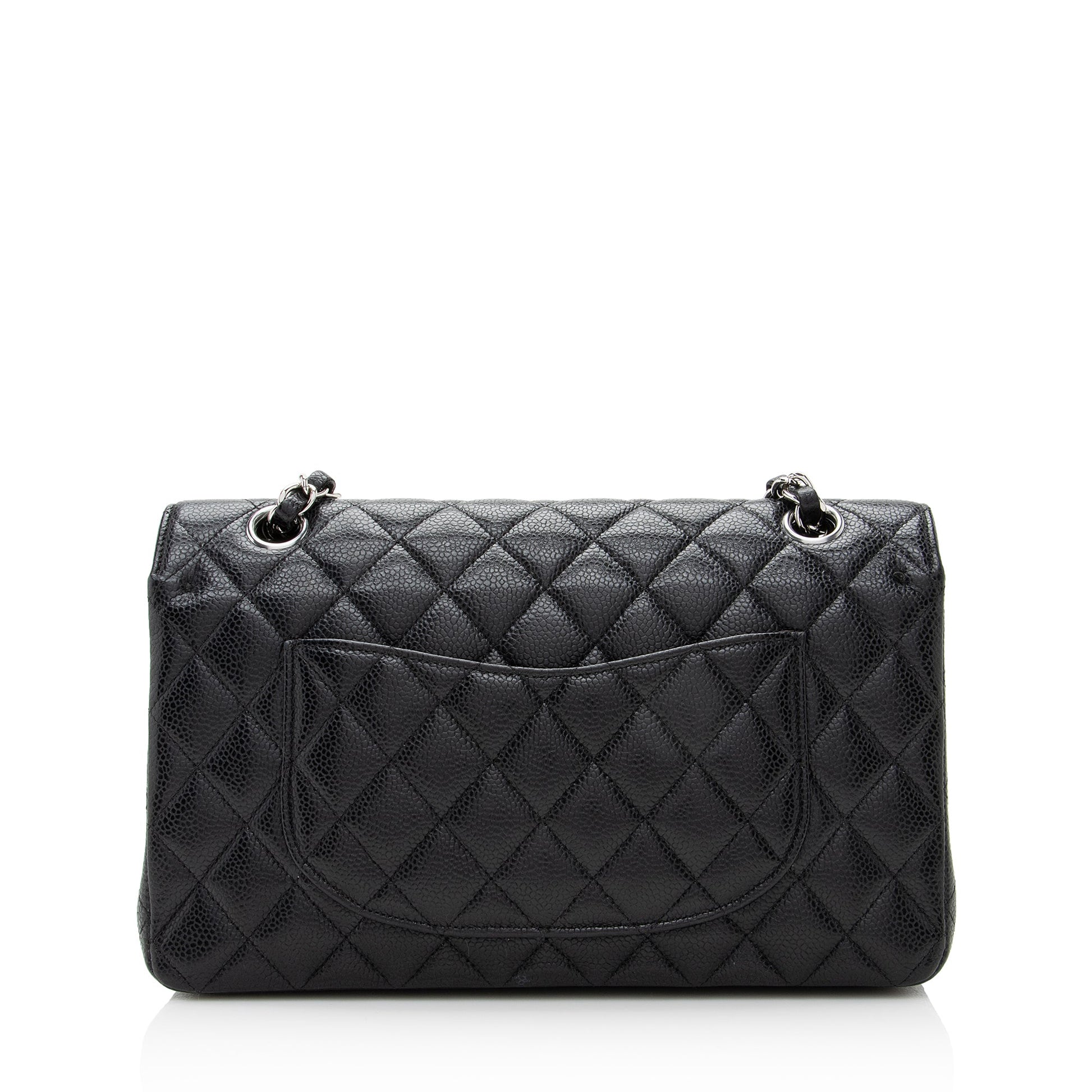 Chanel Caviar Classic Double Flap - FINAL Leather Shoulder Bag