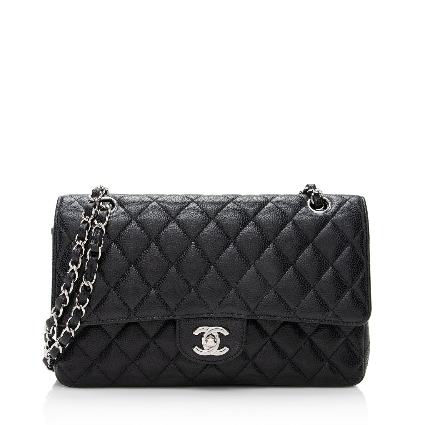 Chanel Caviar Classic Double Flap - FINAL Leather Shoulder Bag