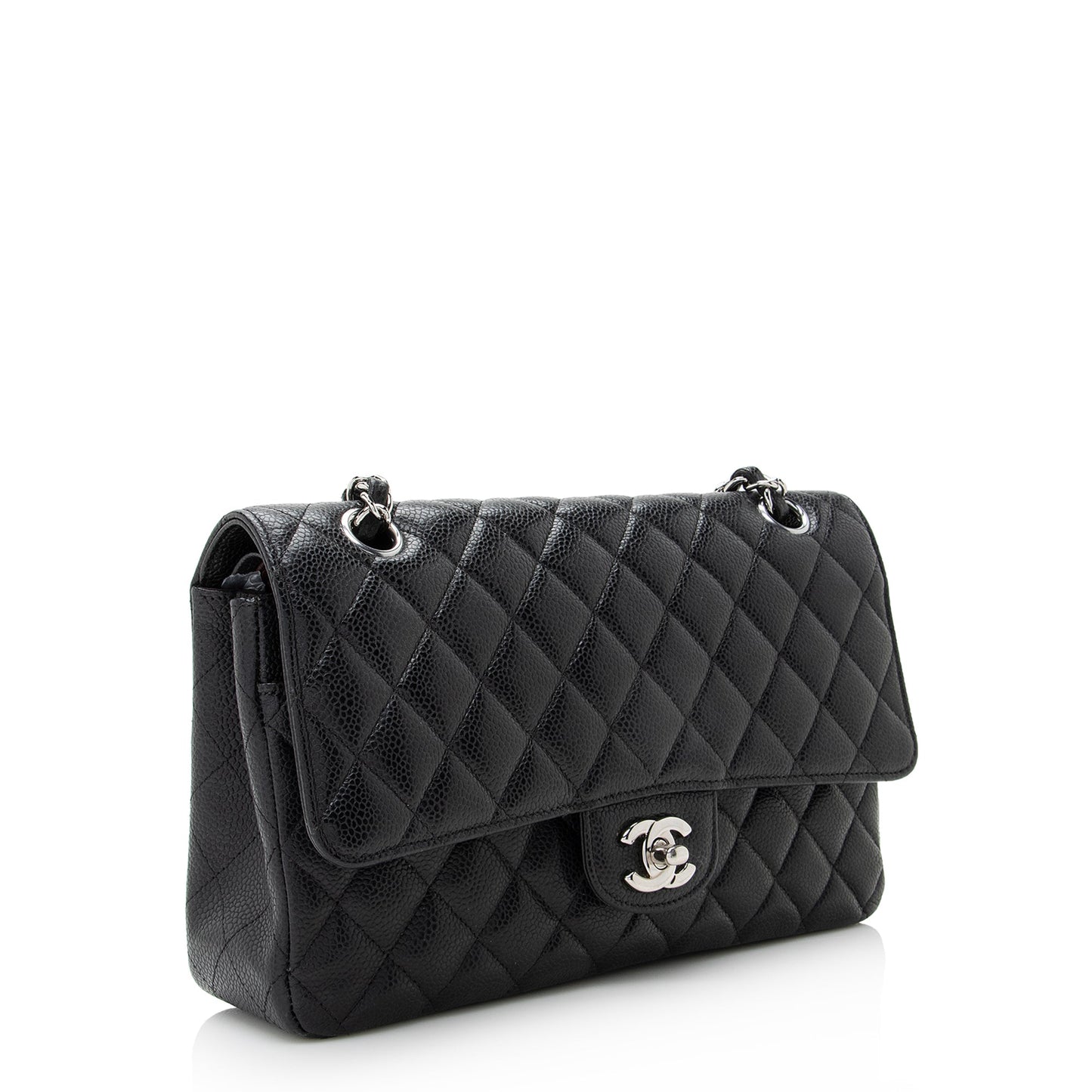 Chanel Caviar Classic Double Flap - FINAL Leather Shoulder Bag